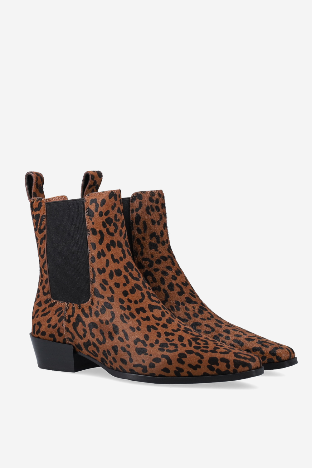 Nina pony-hair ankle boots