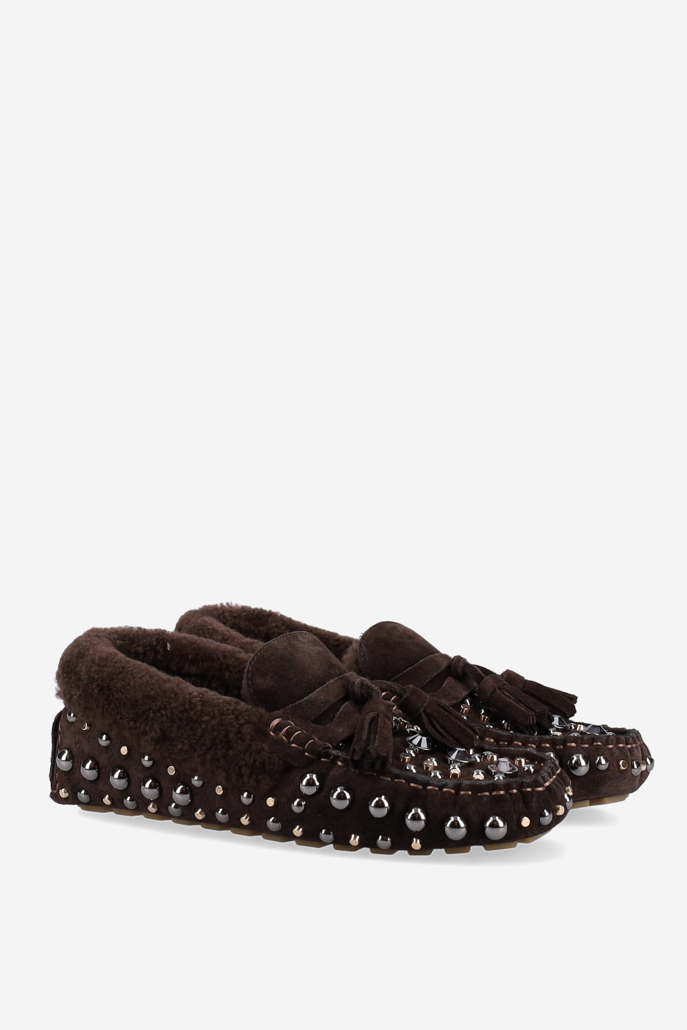Raffy miele studded loafers