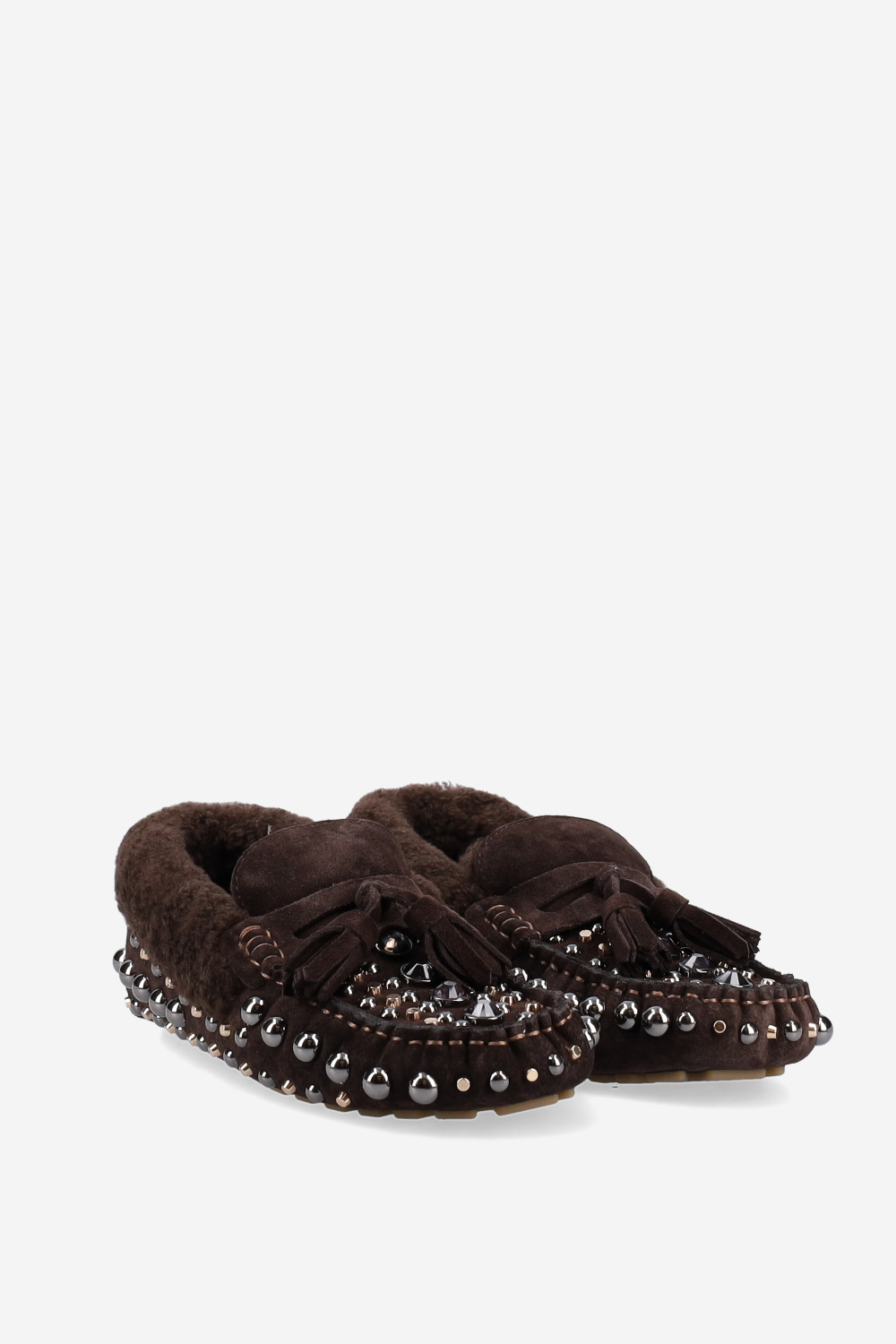 Raffy miele studded loafers