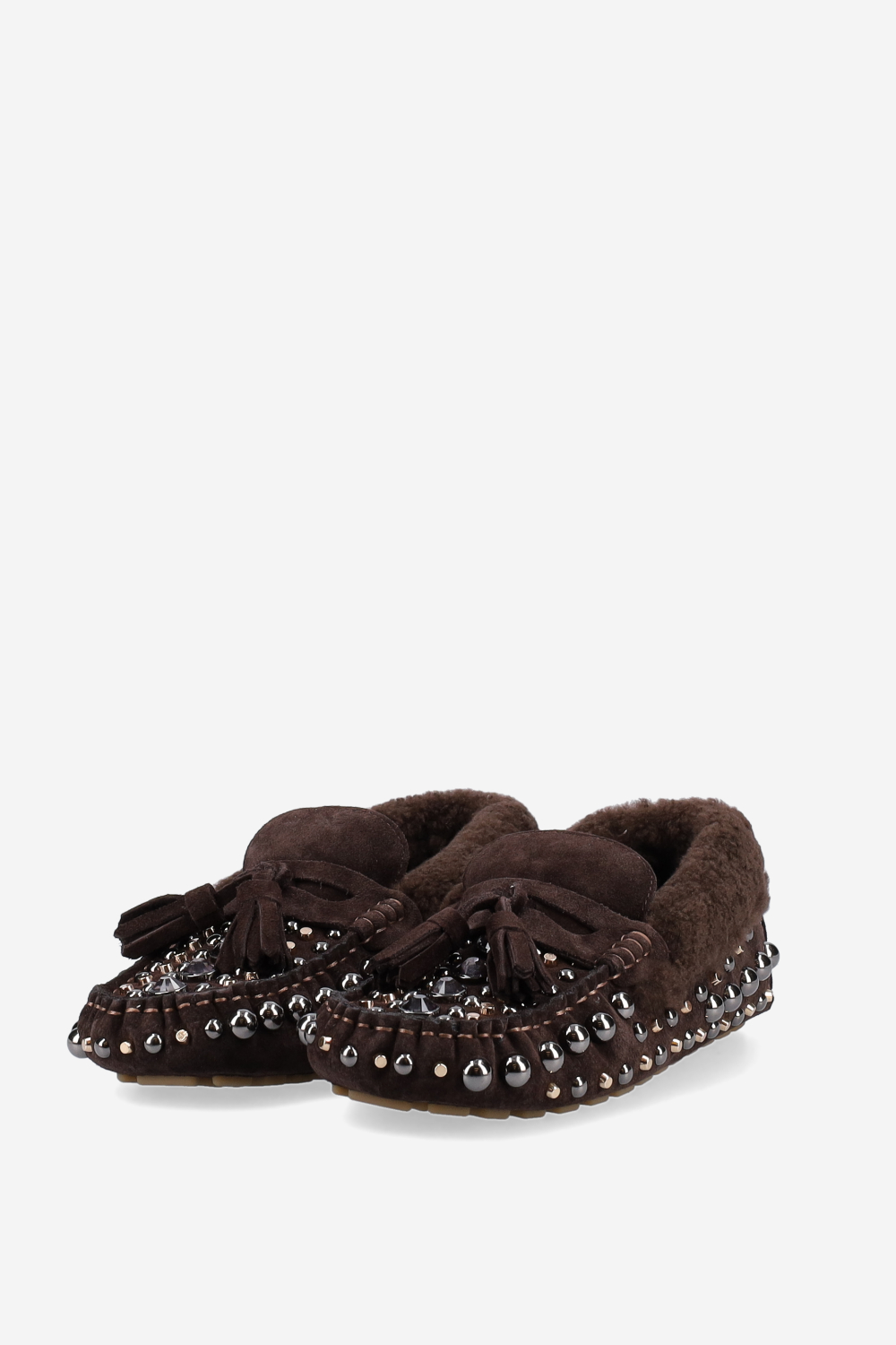 Raffy miele studded loafers