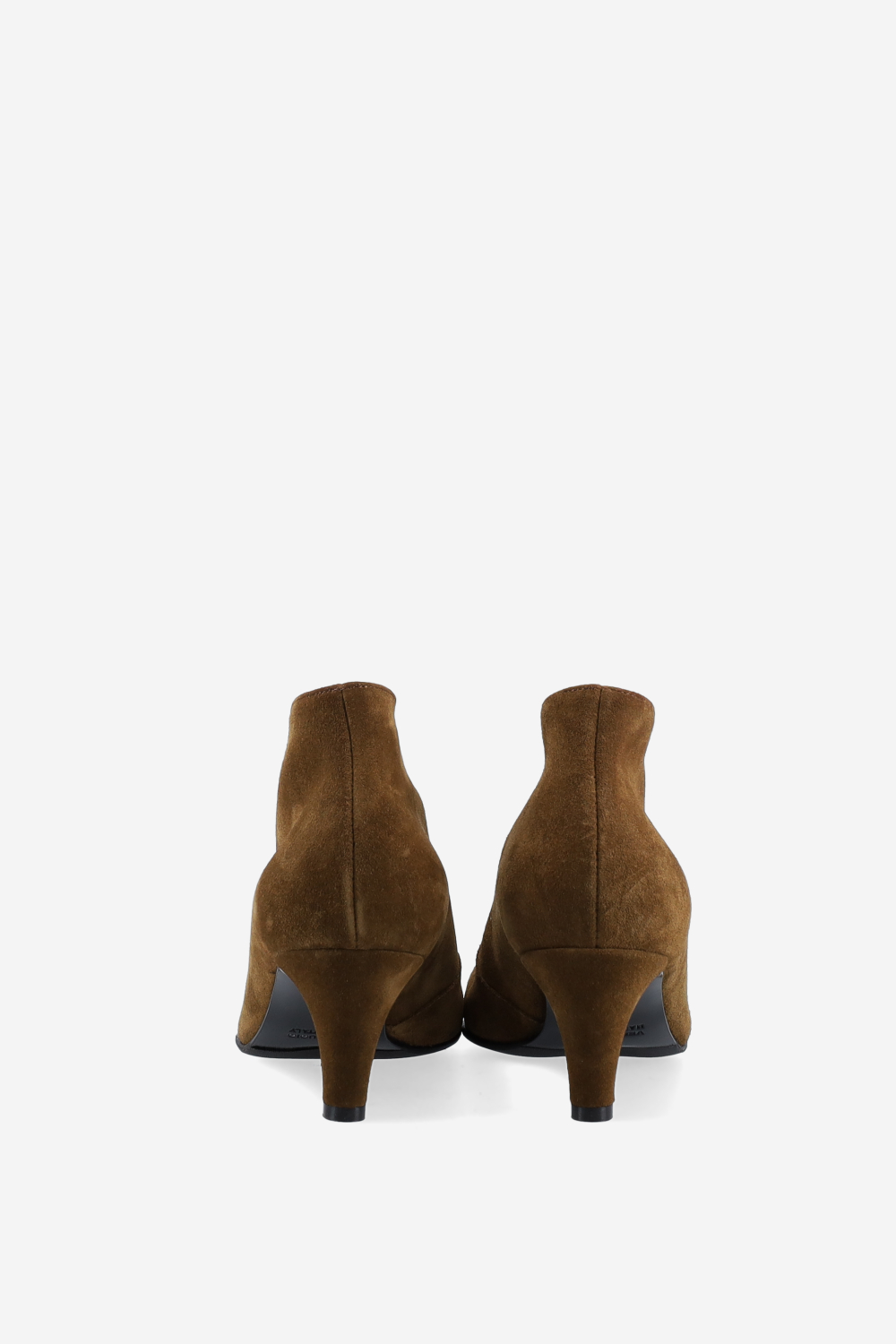 Open suede boots
