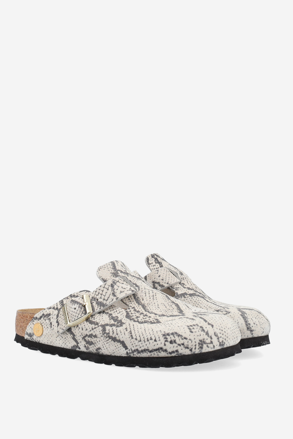 Boston rivet suede mules