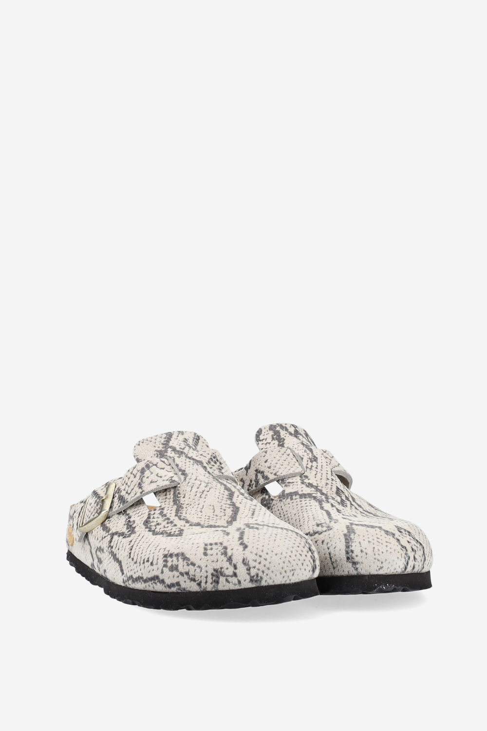 Boston rivet suede mules