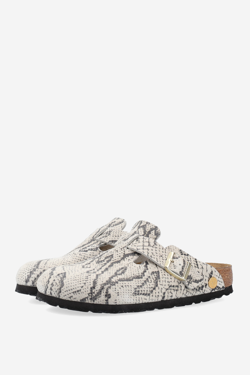 Boston rivet suede mules