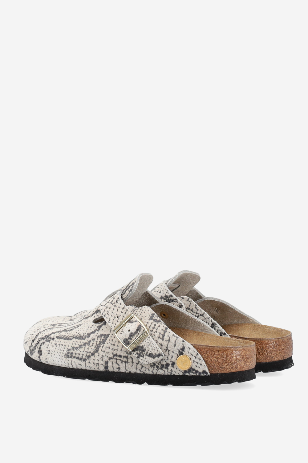 Boston rivet suede mules