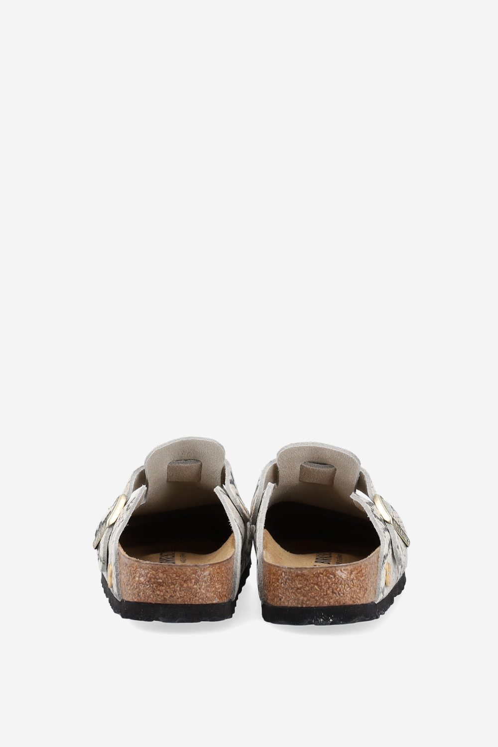 Boston rivet suede mules