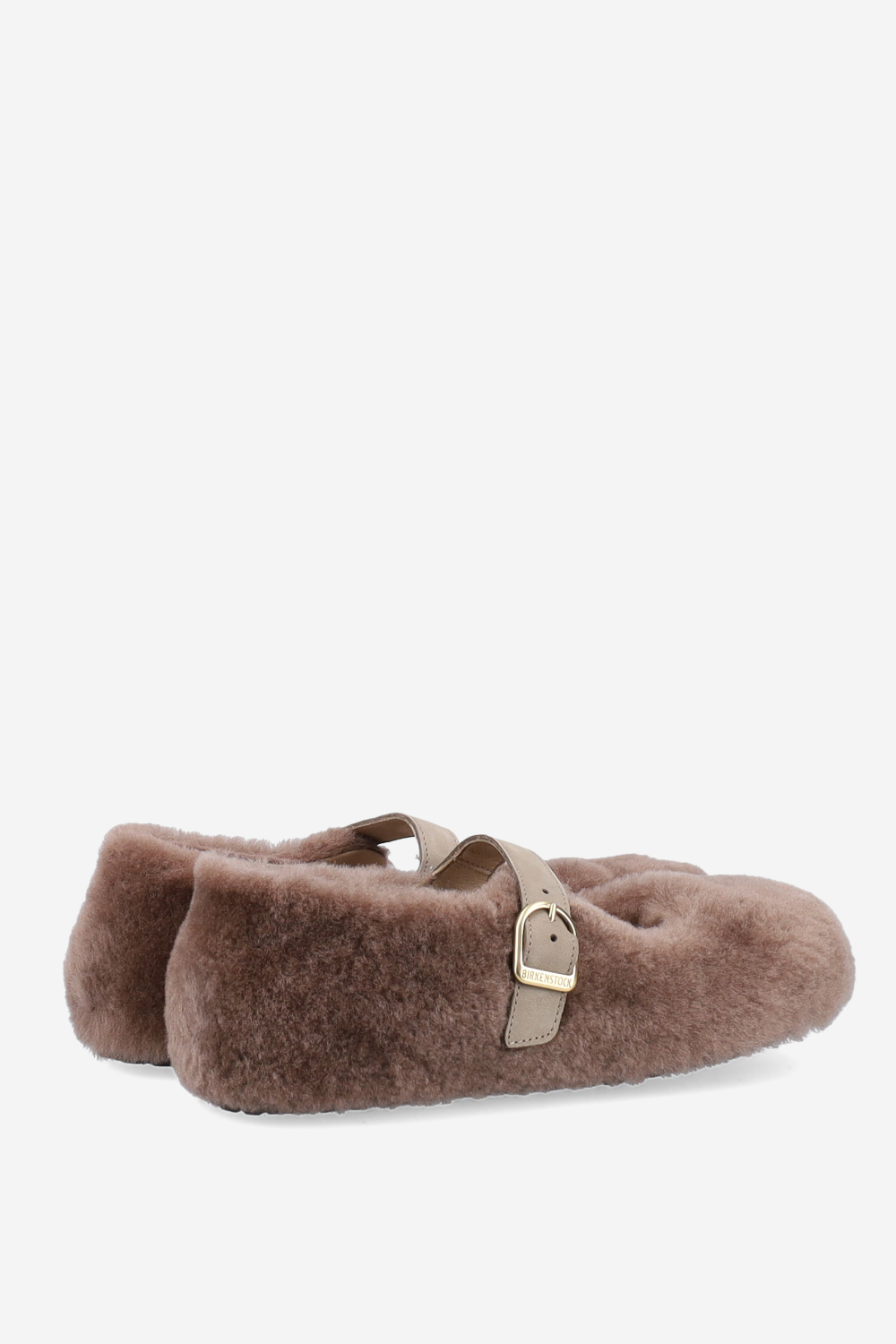 Santa clarinta fur shearling ballerinas