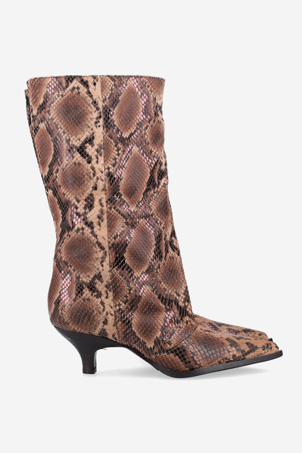 Pitone leather boots