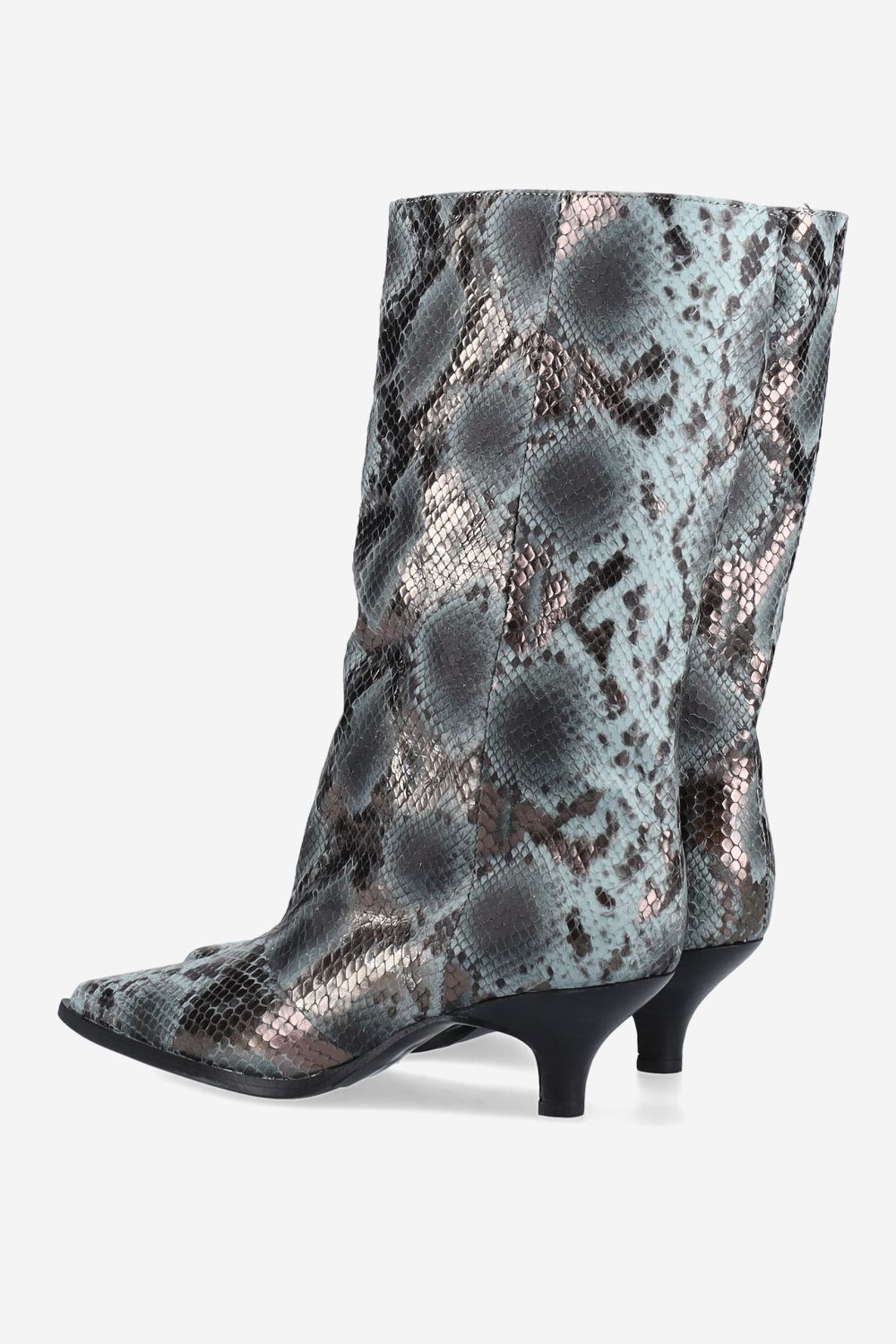 Pitone leather boots