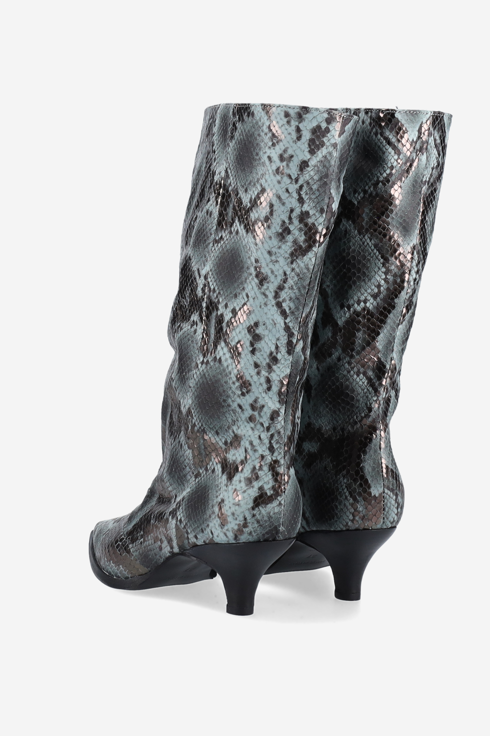 Pitone leather boots