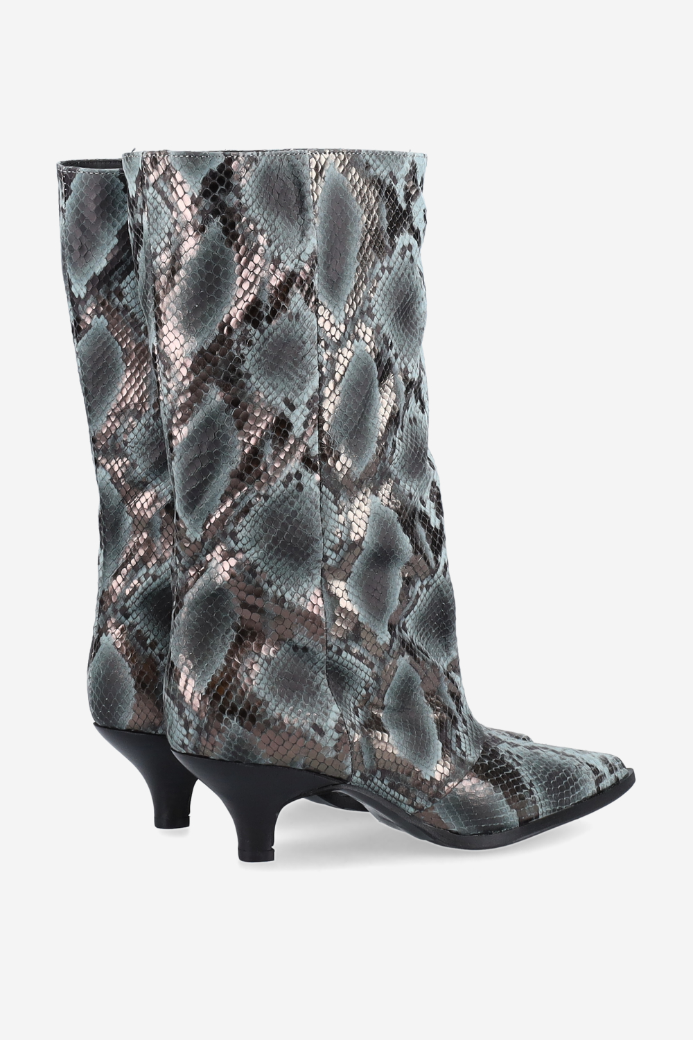 Pitone leather boots