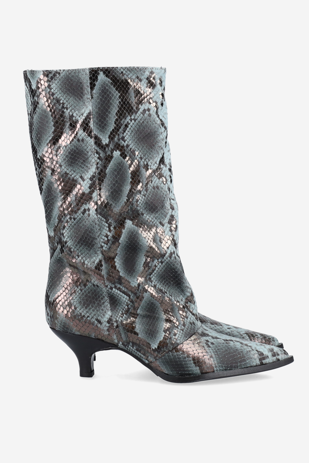 Pitone leather boots
