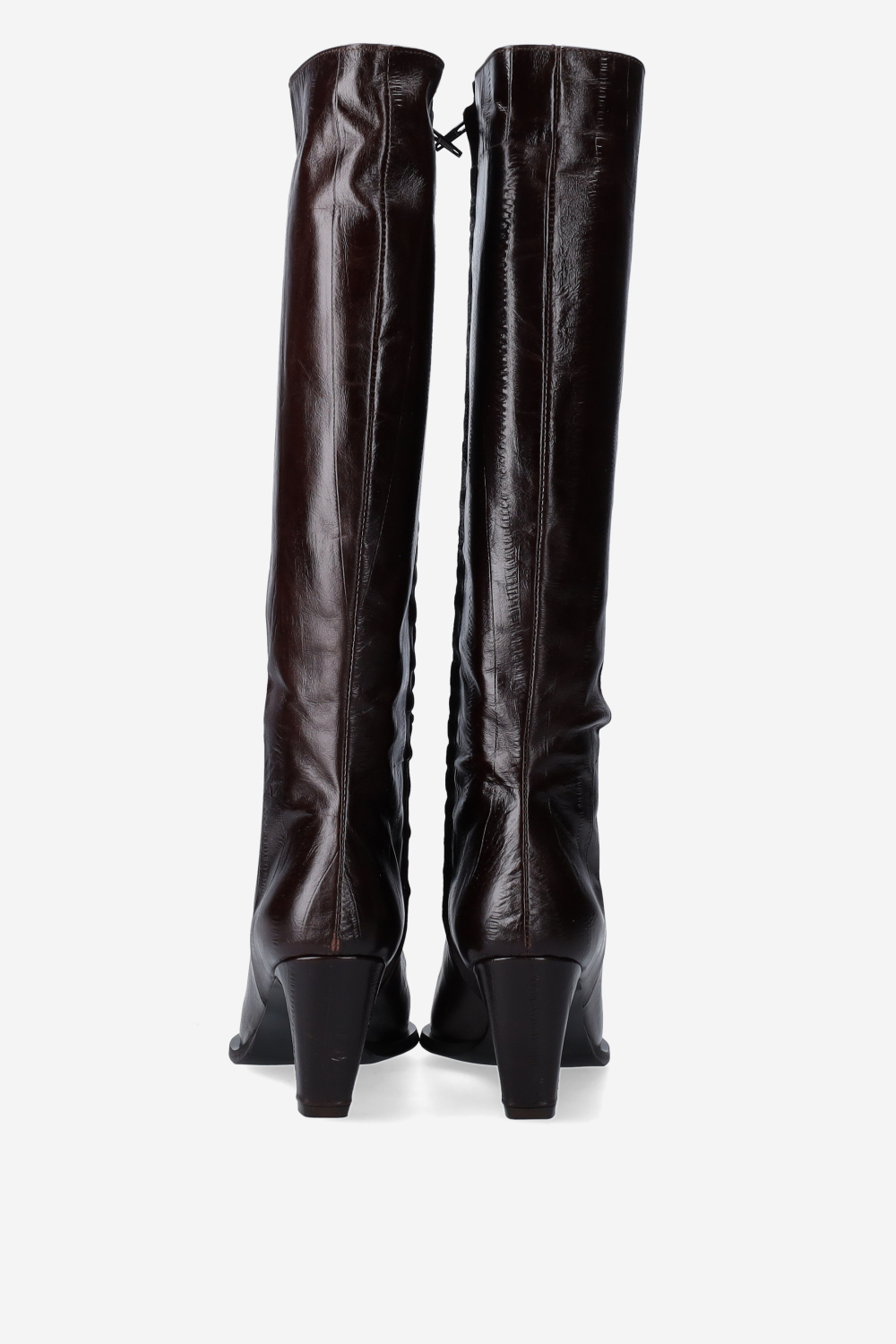 High leather boots