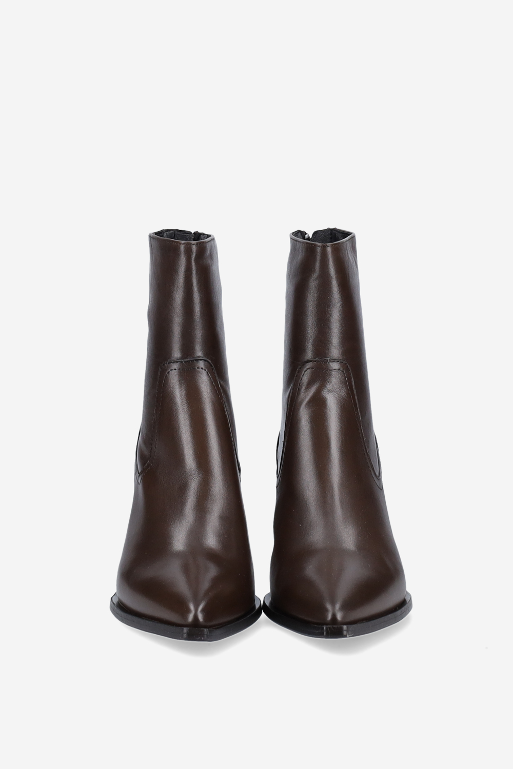 Leather ankle boots