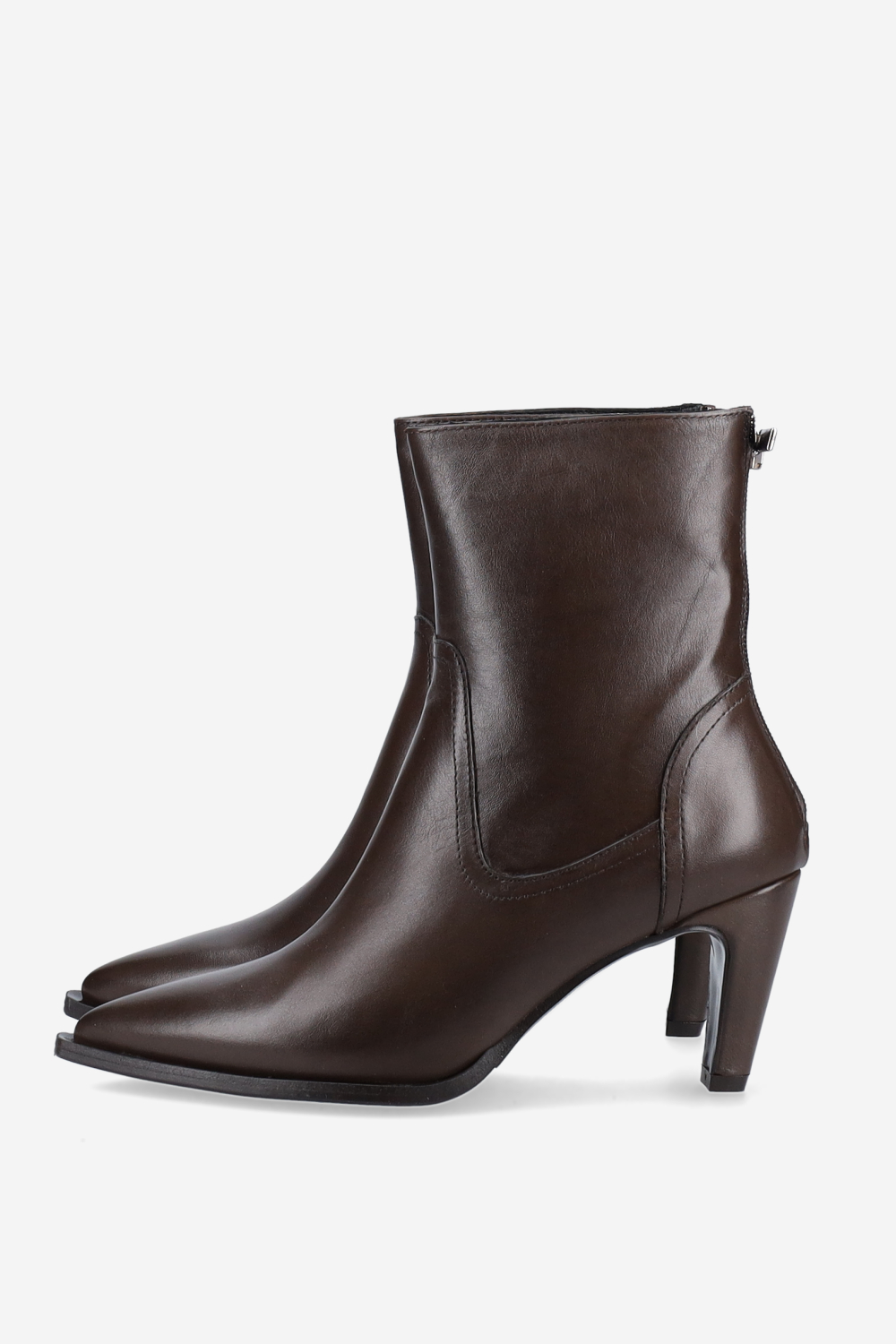 Leather ankle boots
