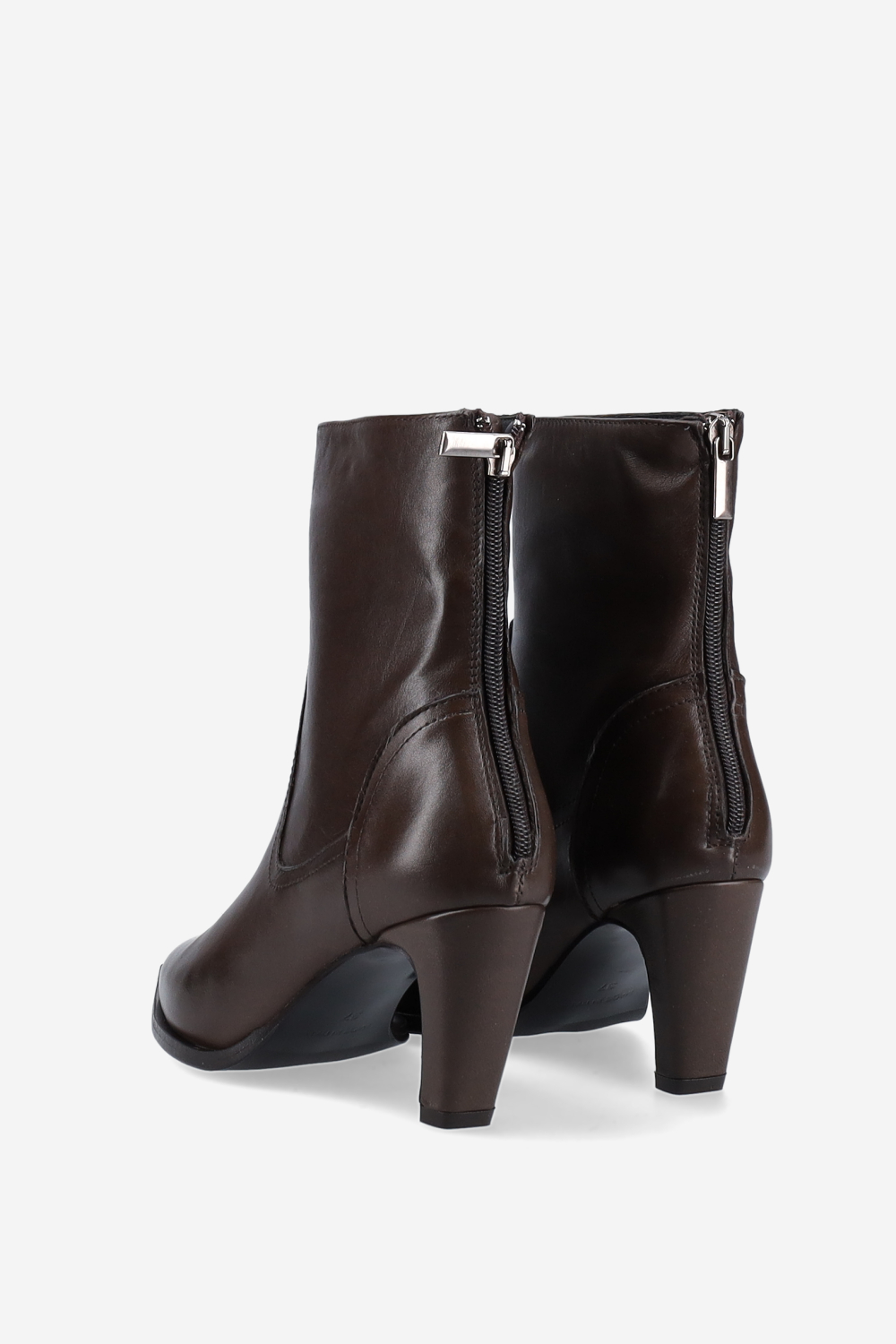 Leather ankle boots