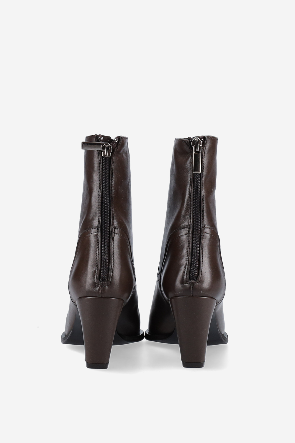 Leather ankle boots