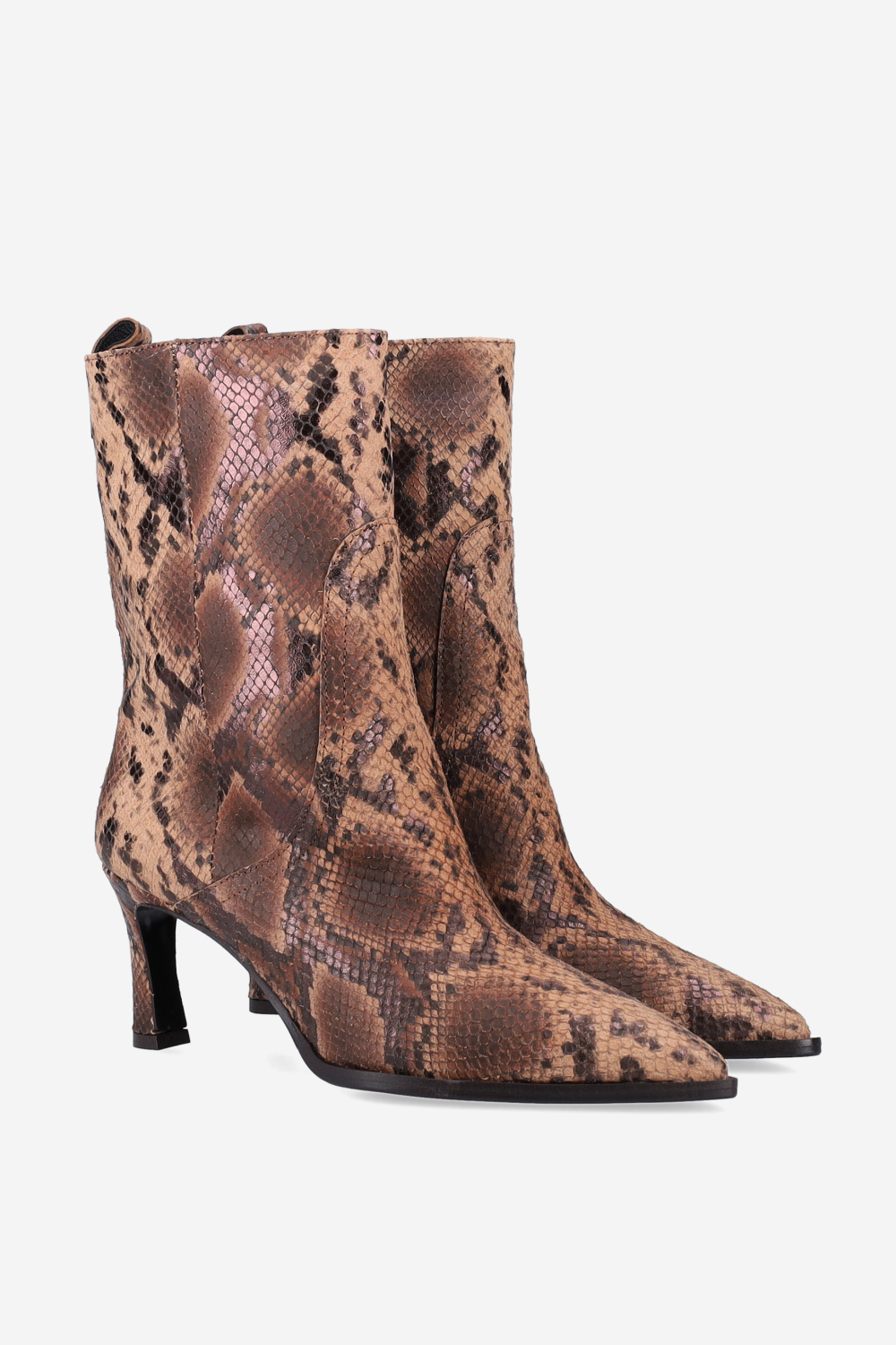 Pitone leather boots