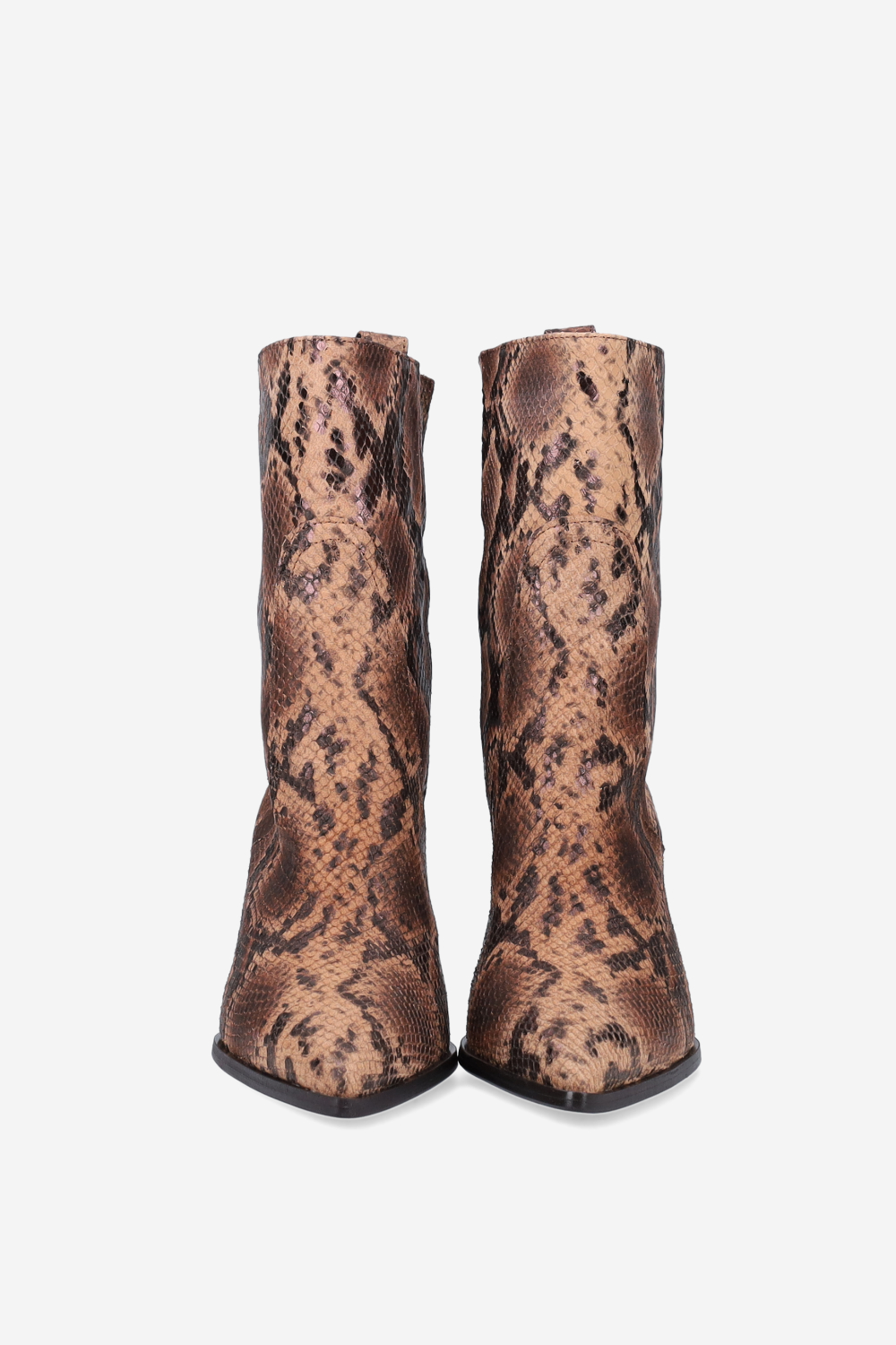 Pitone leather boots
