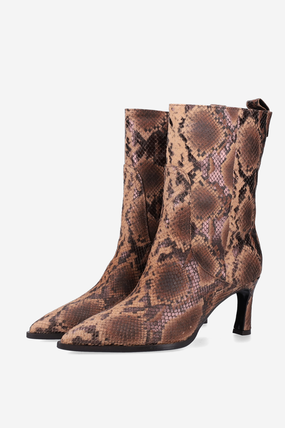 Pitone leather boots