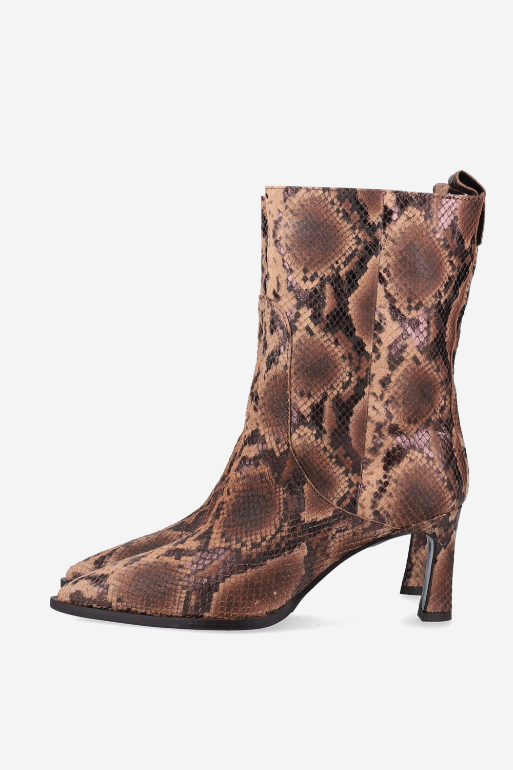 Pitone leather boots