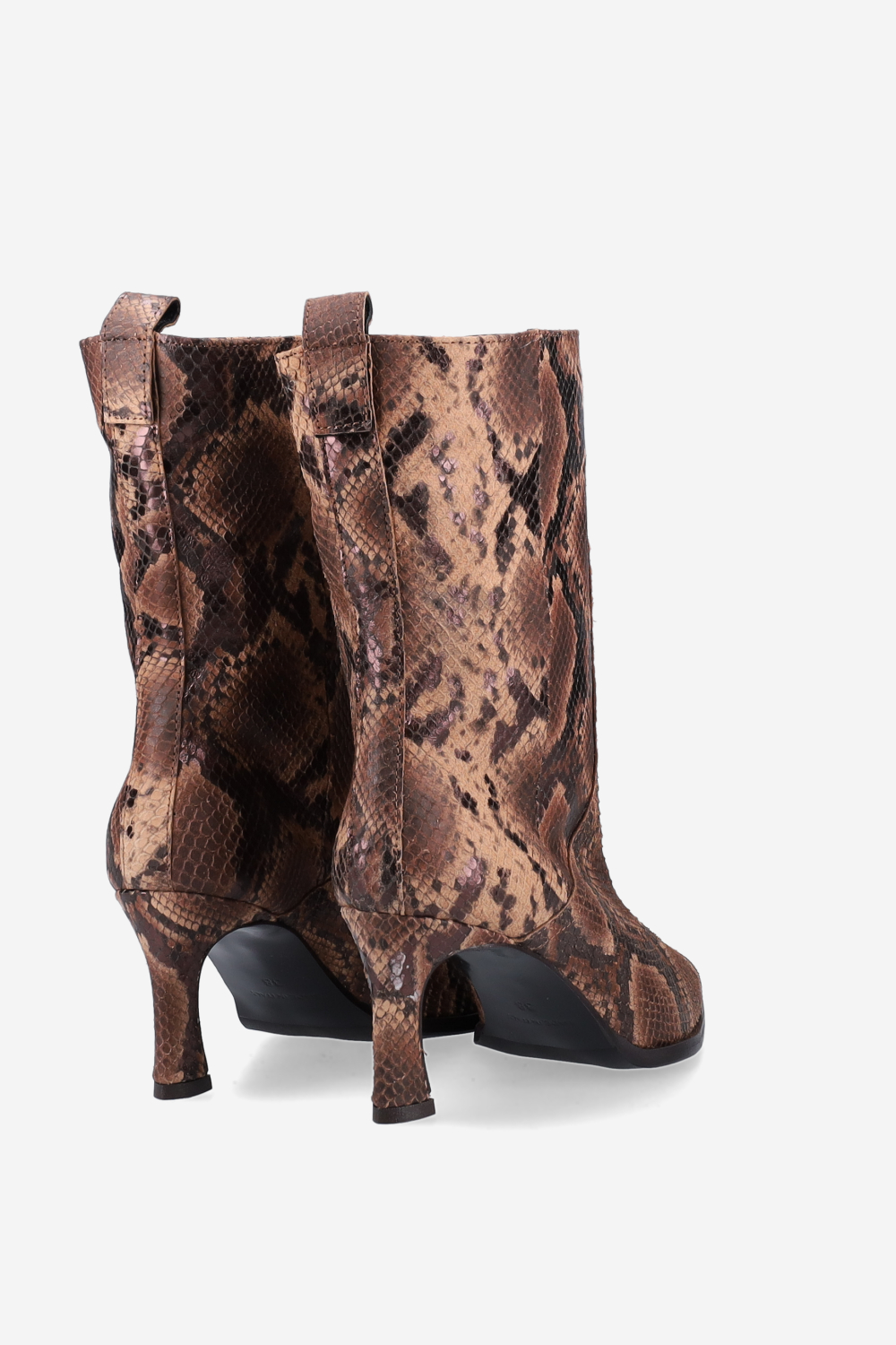 Pitone leather boots