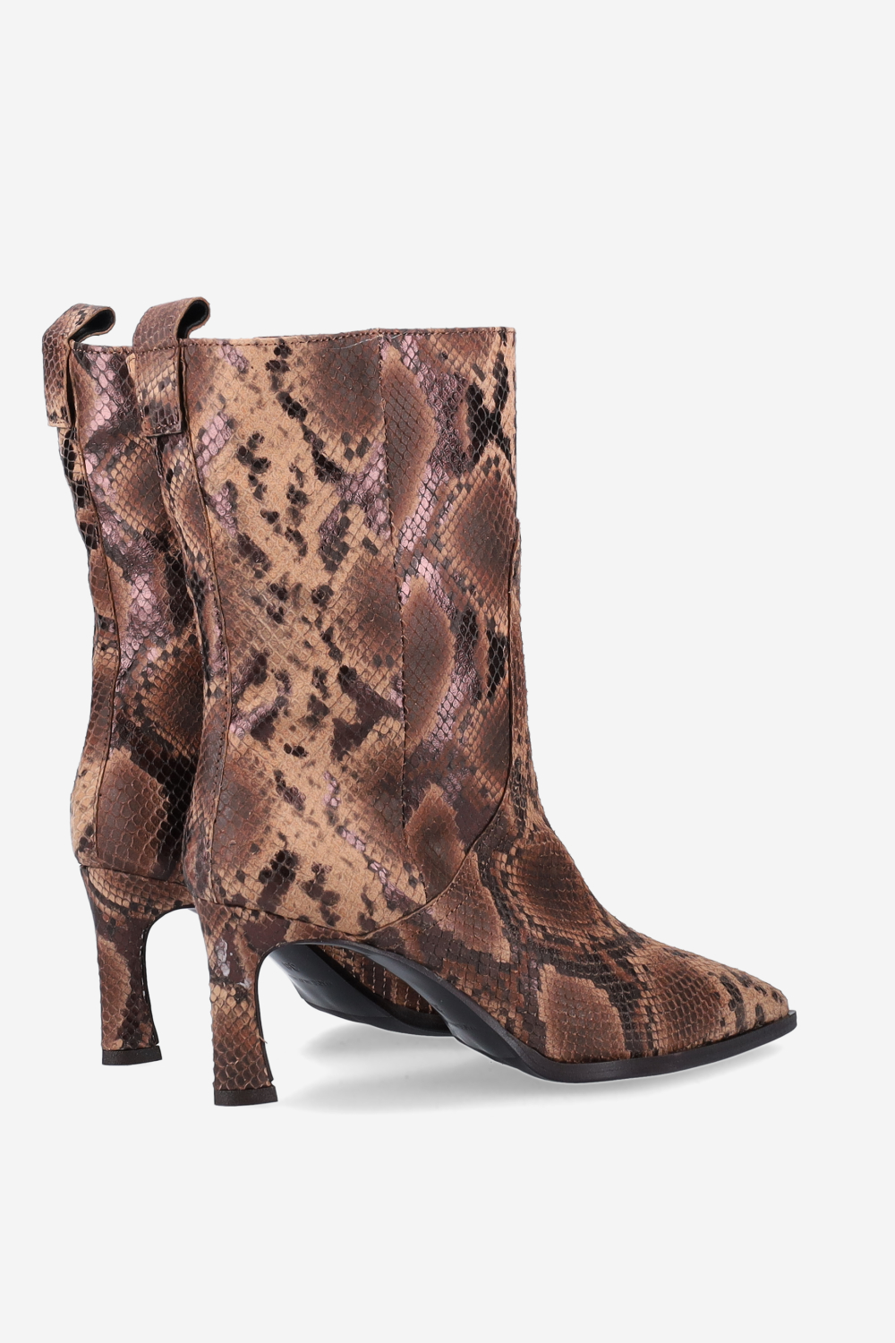 Pitone leather boots