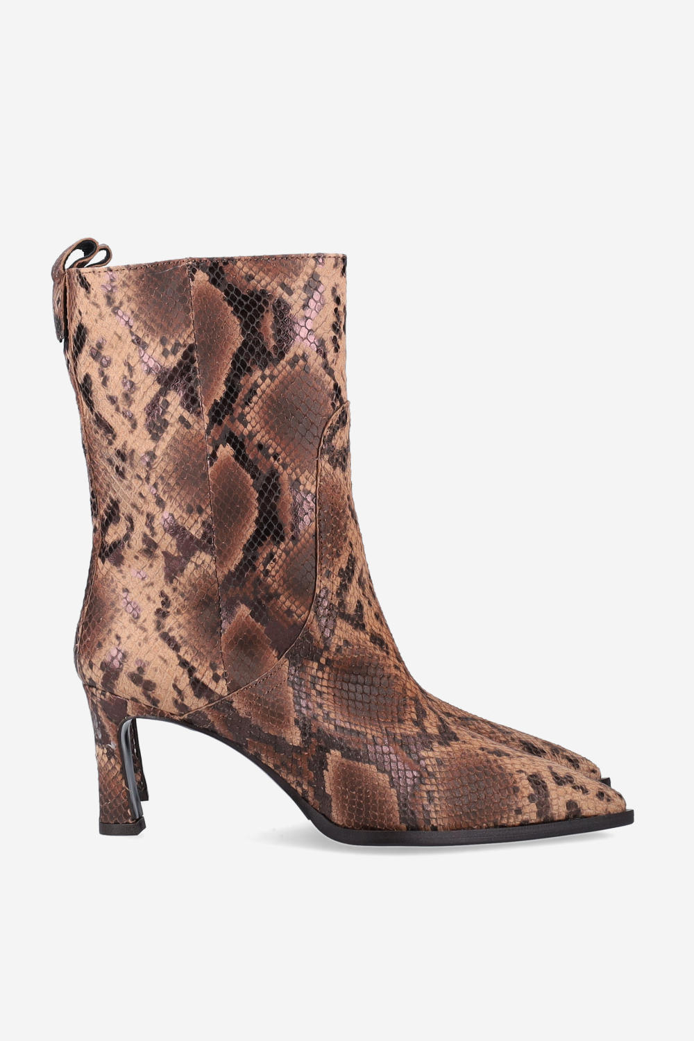 Pitone leather boots