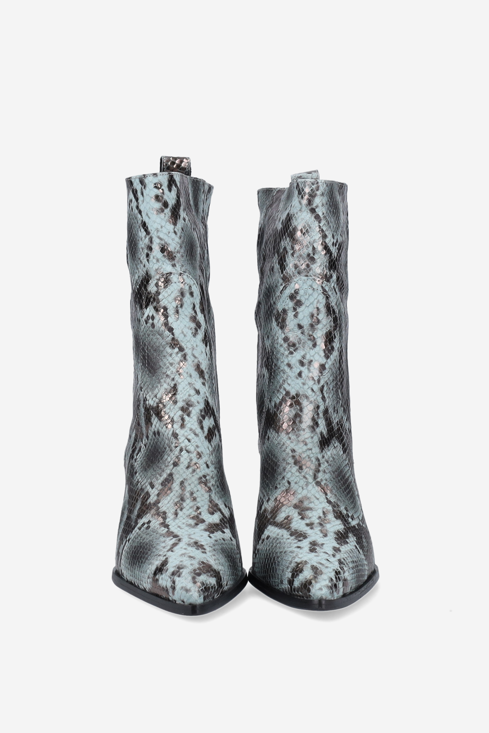 Pitone leather boots