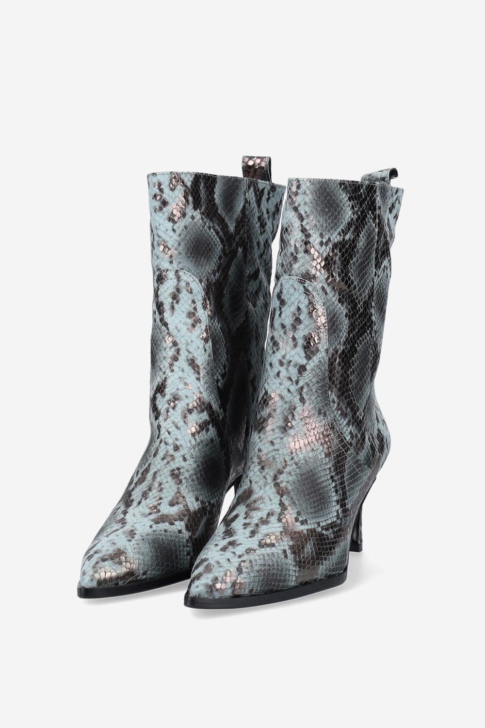 Pitone leather boots