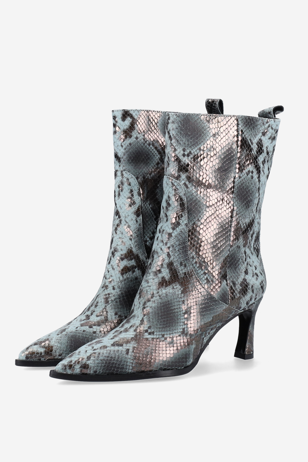 Pitone leather boots