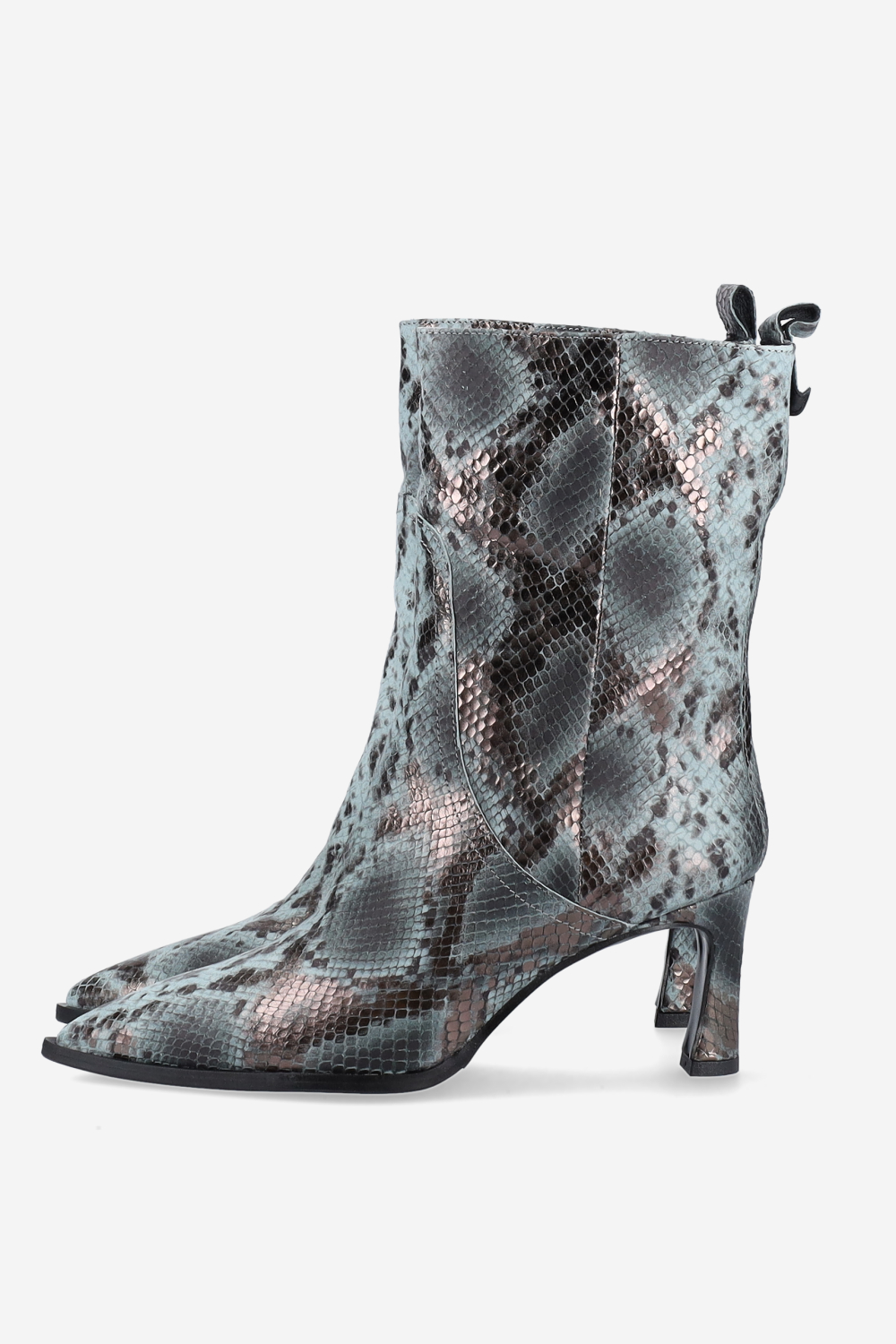 Pitone leather boots