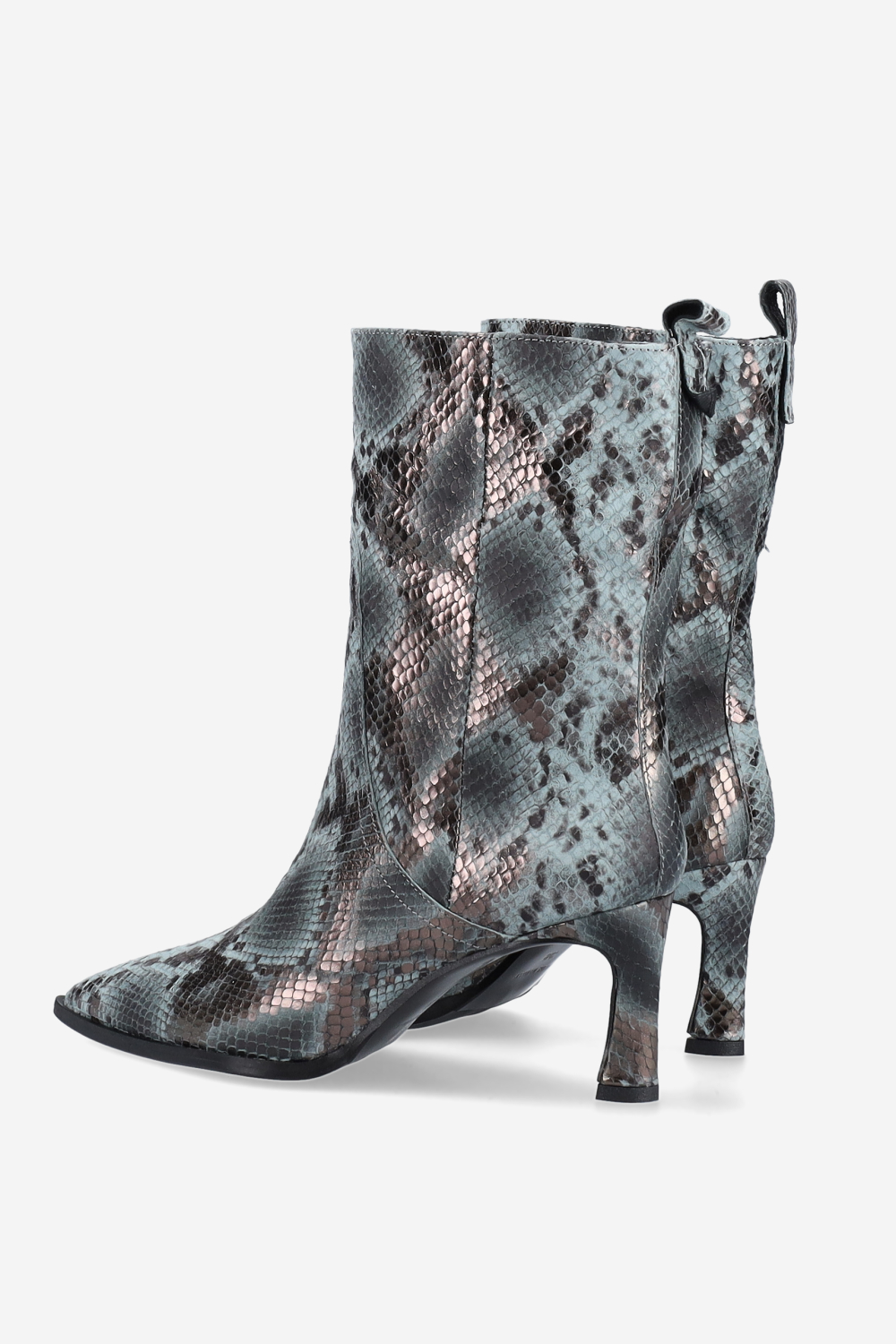 Pitone leather boots