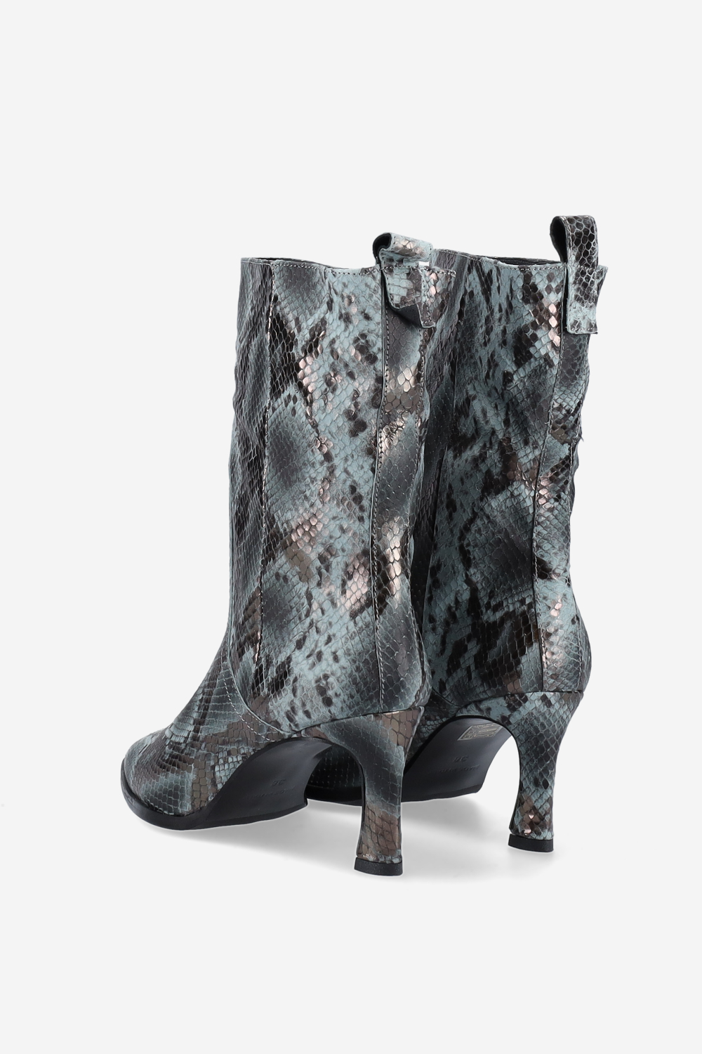 Pitone leather boots