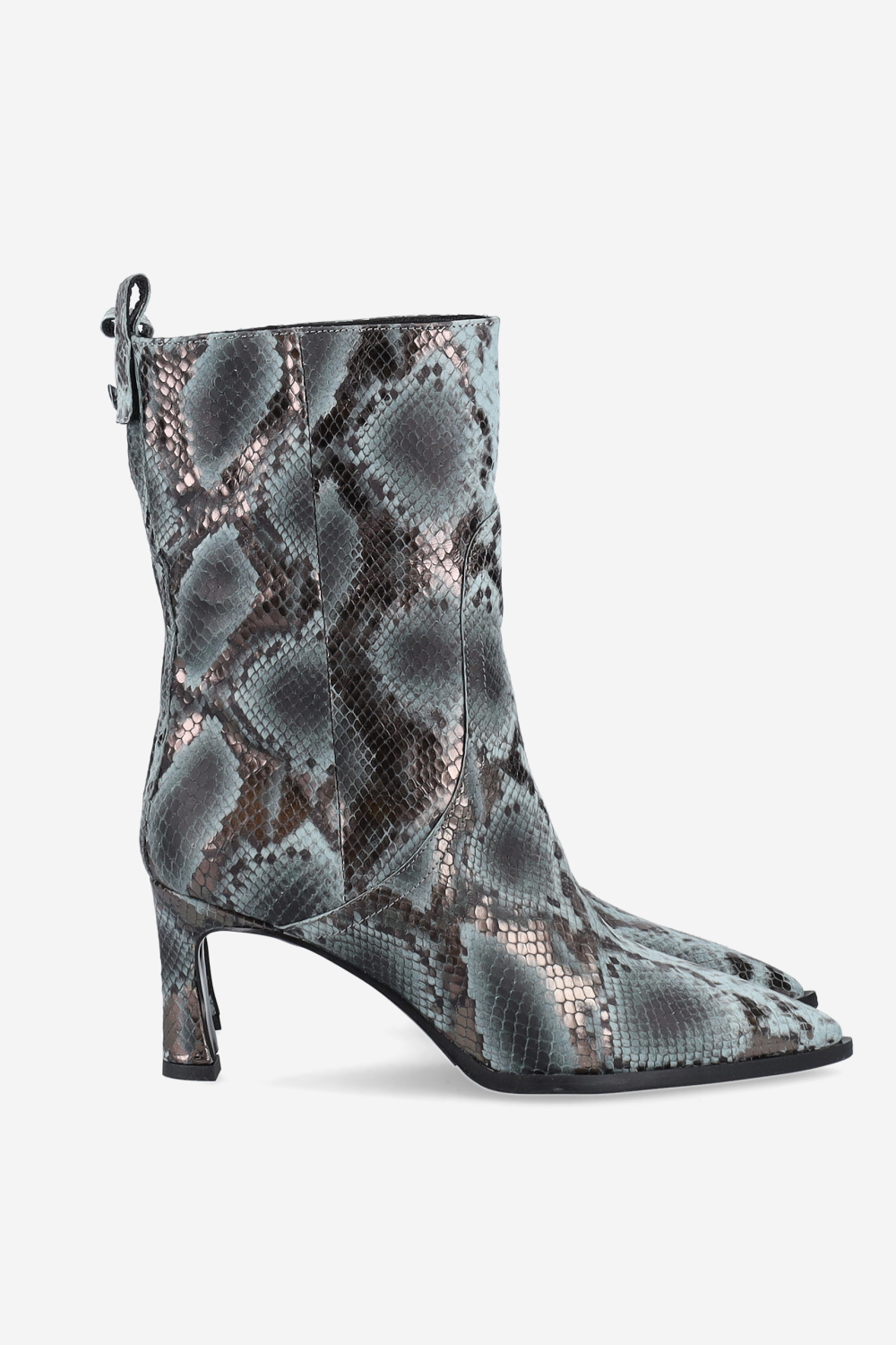 Pitone leather boots