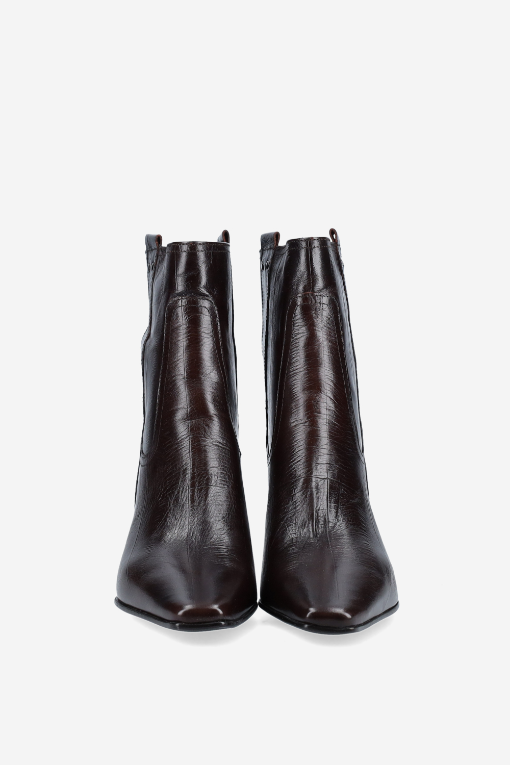 Leather ankle boots