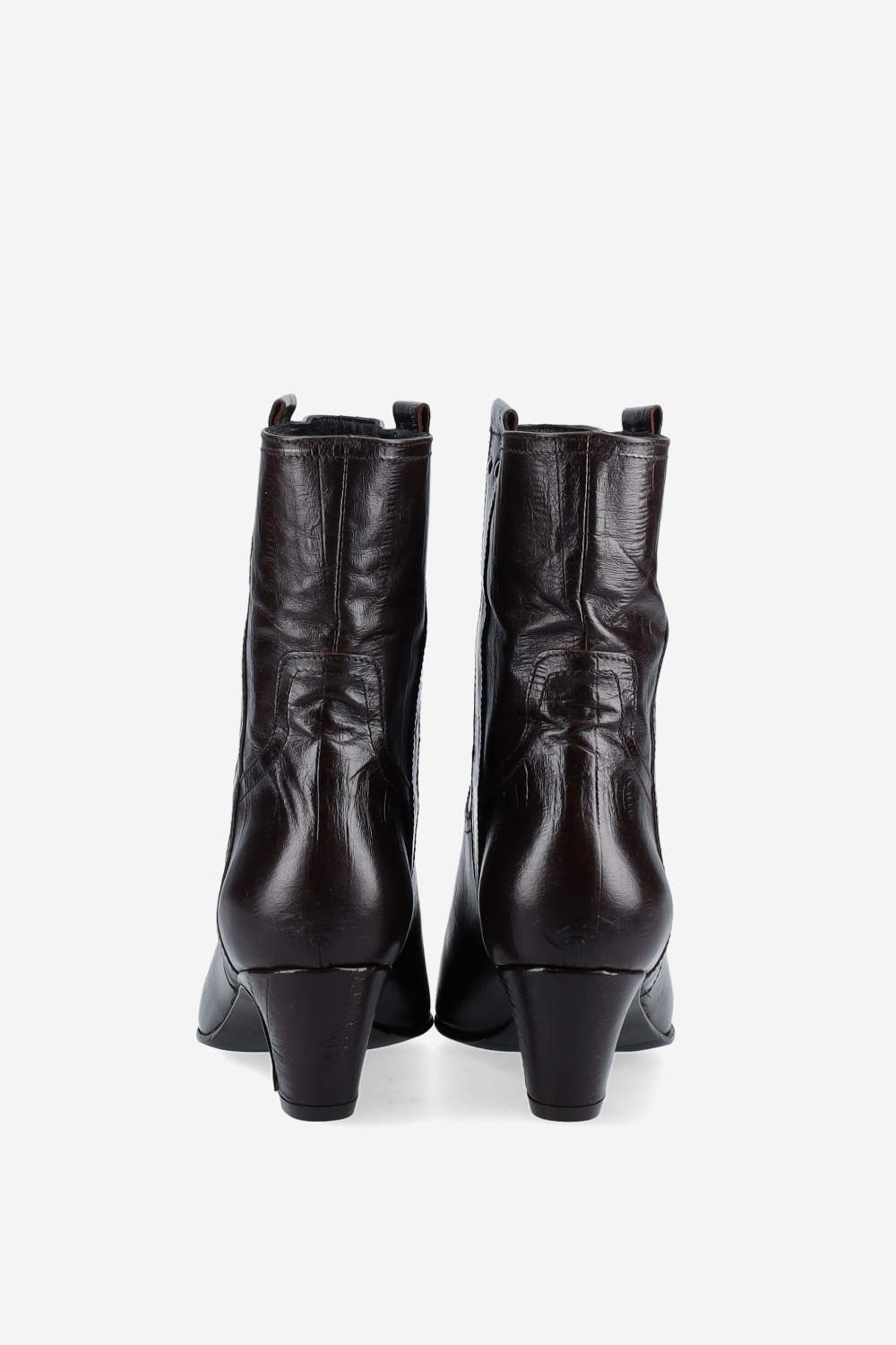Leather ankle boots