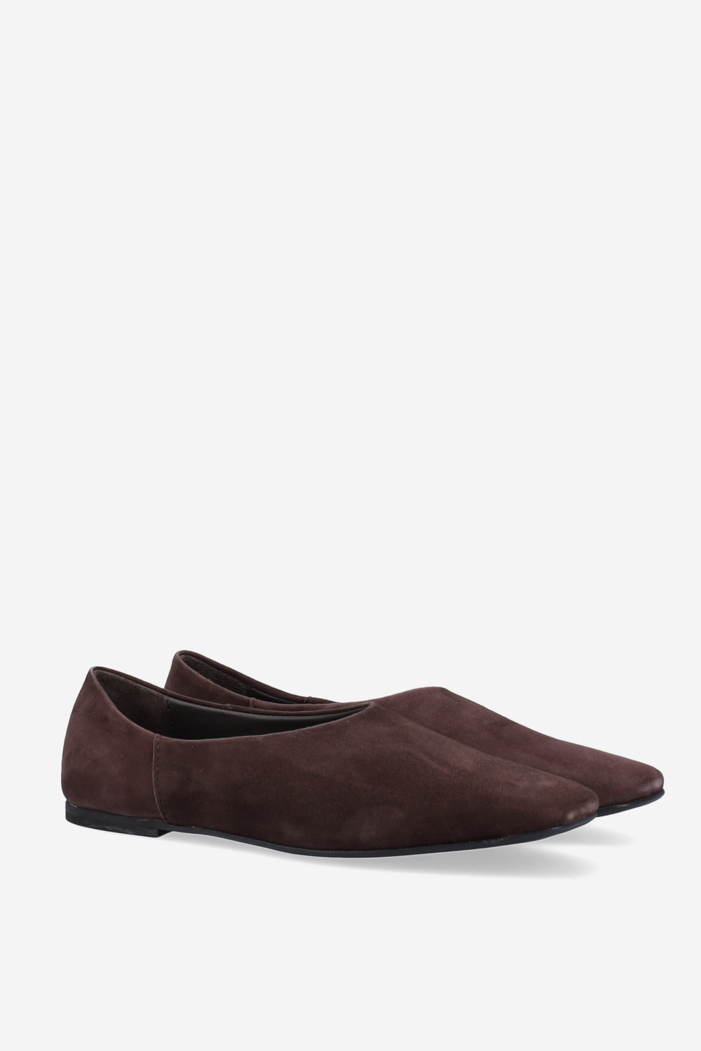 Suede ballerinas