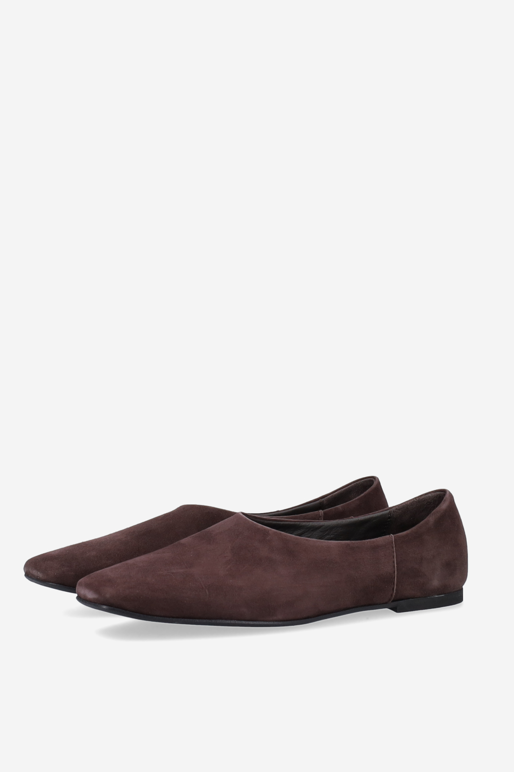 Suede ballerinas