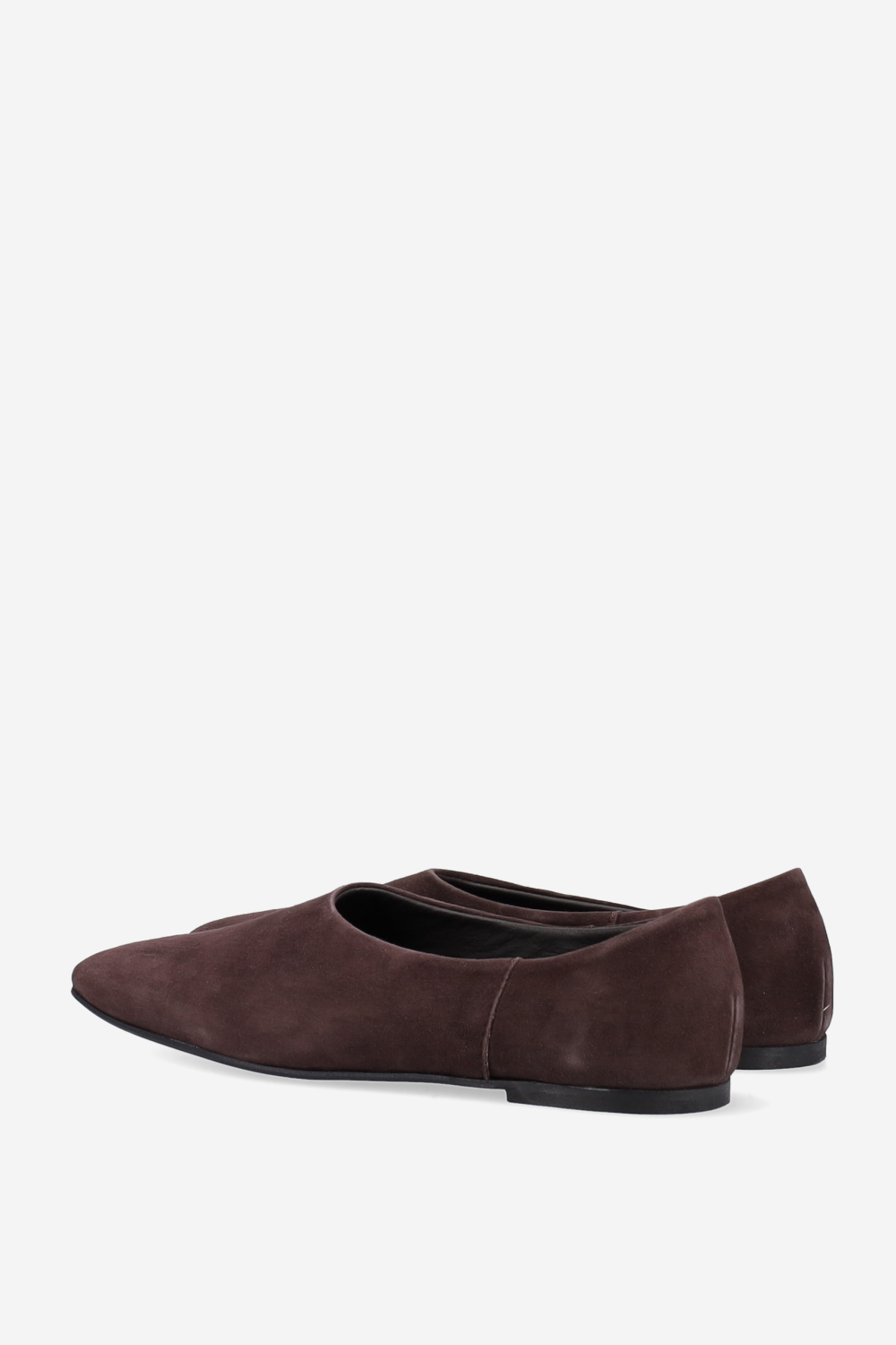Suede ballerinas