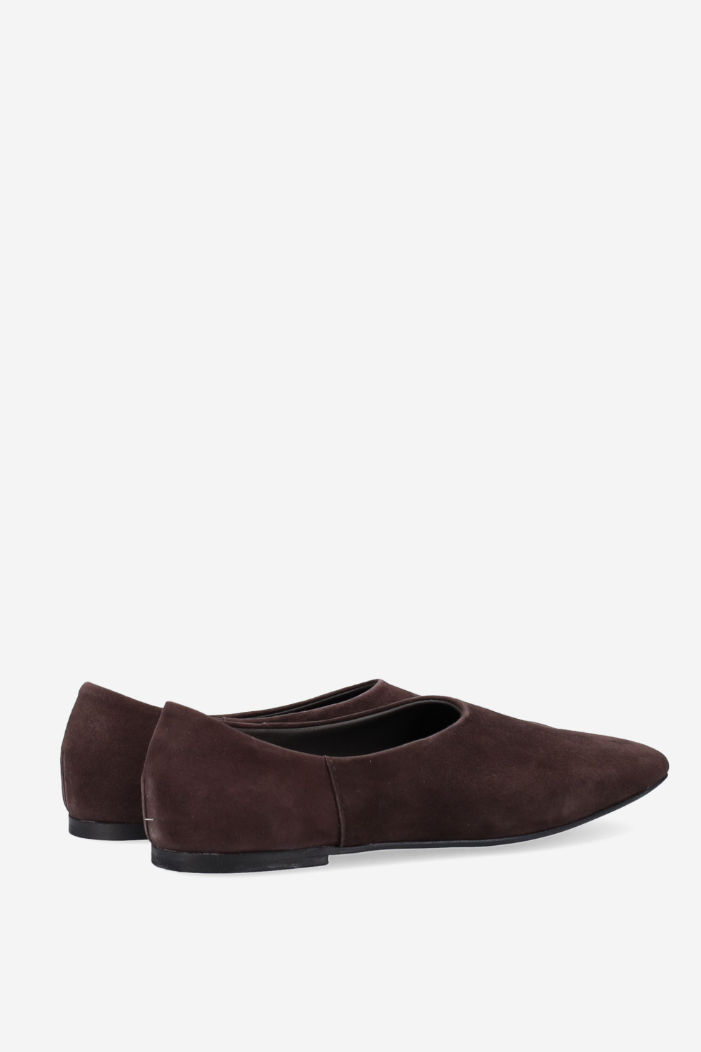 Suede ballerinas