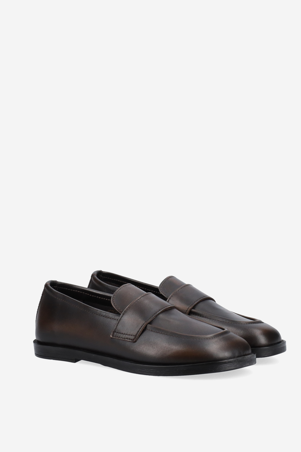 Leather loafers
