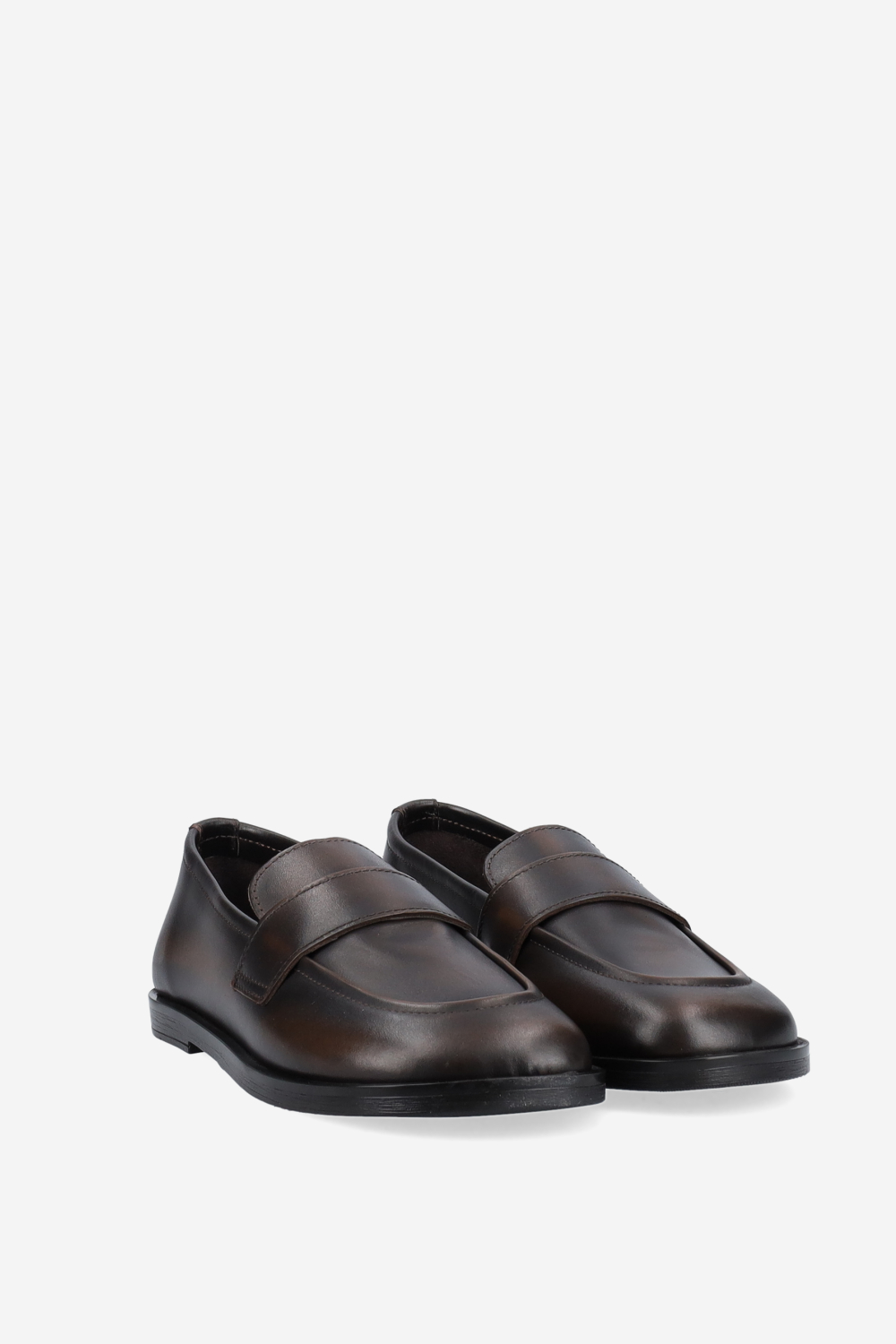 Leather loafers