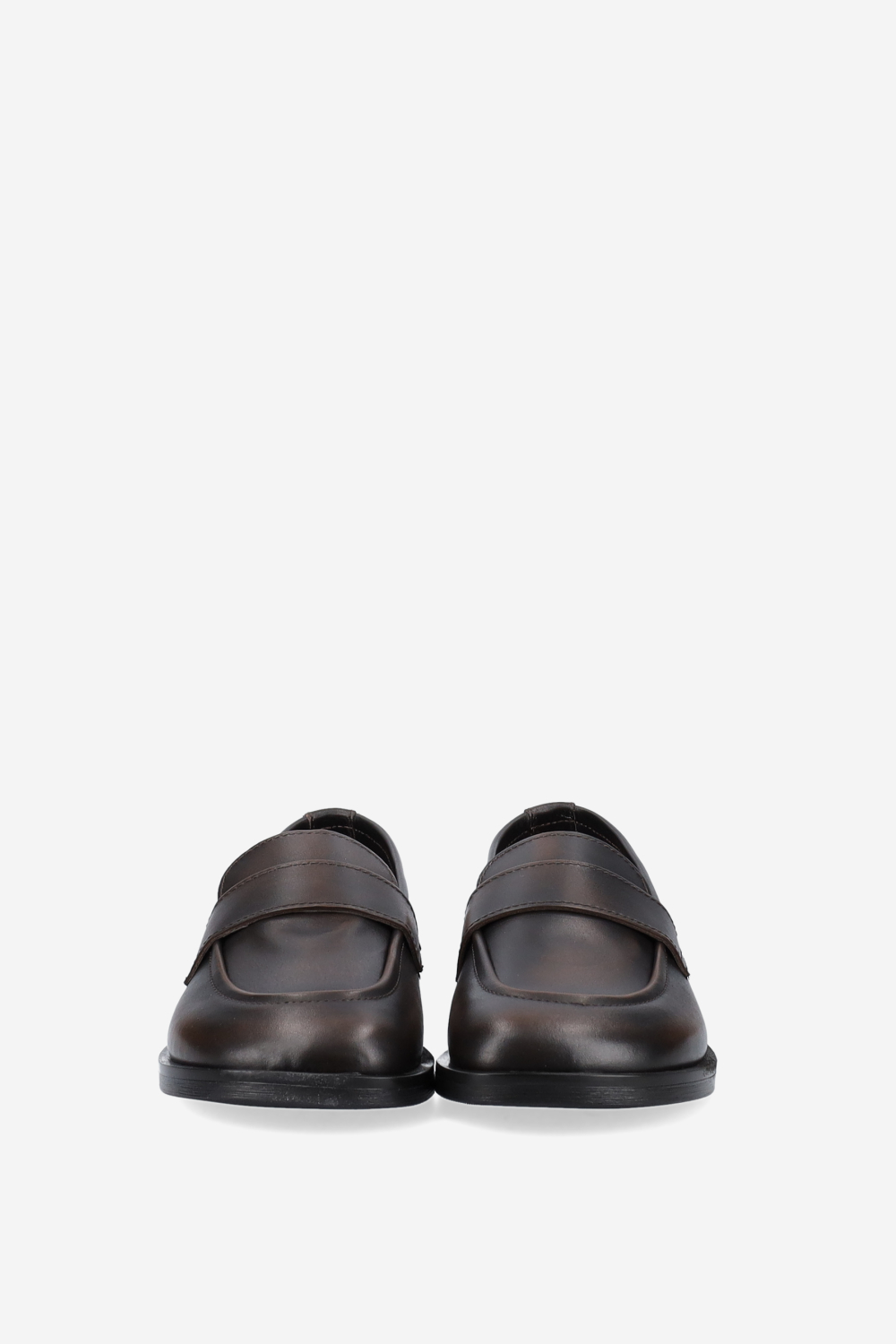 Leather loafers