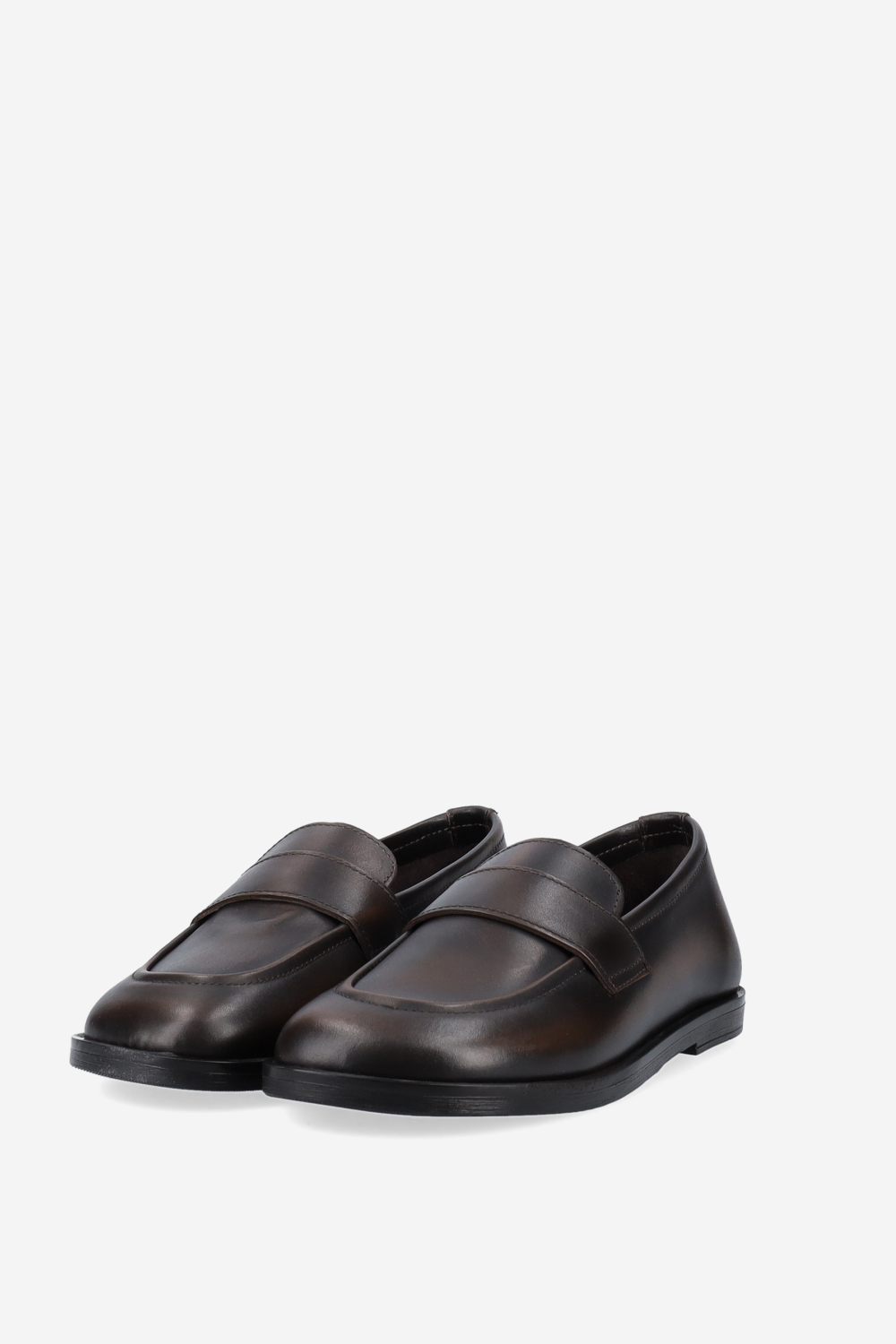 Leather loafers