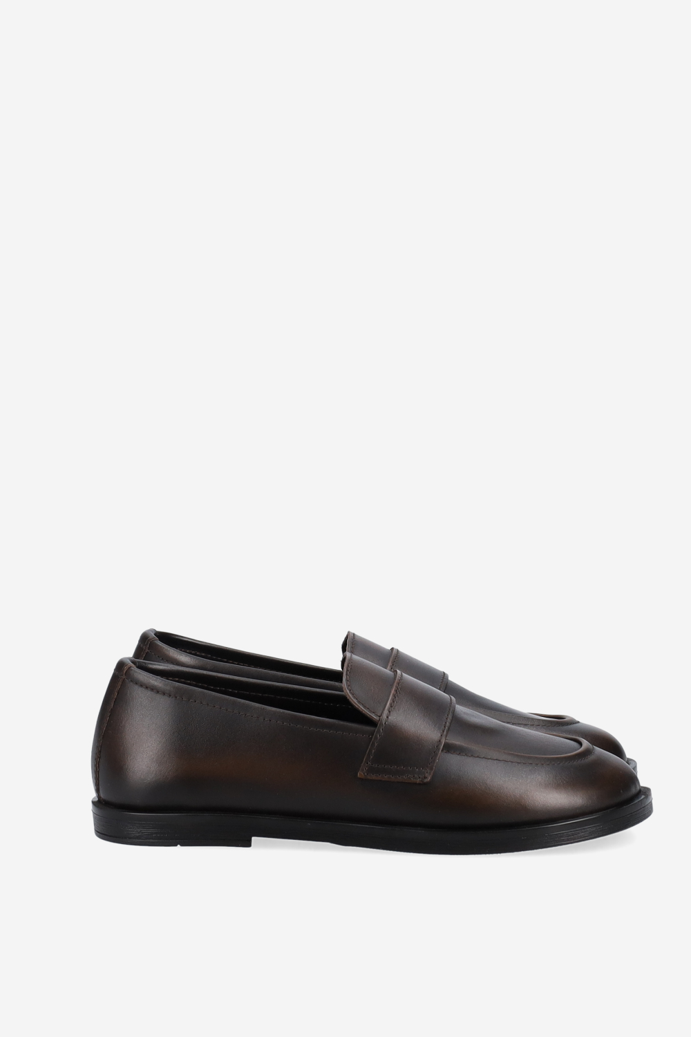 Leather loafers