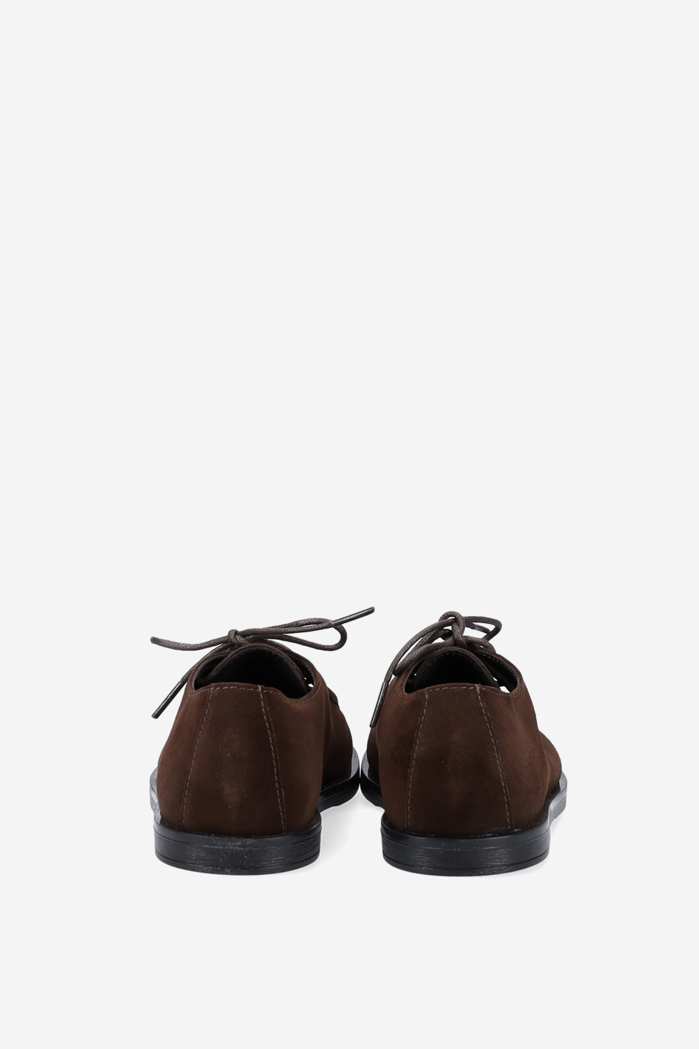 Suede lace-up shoes