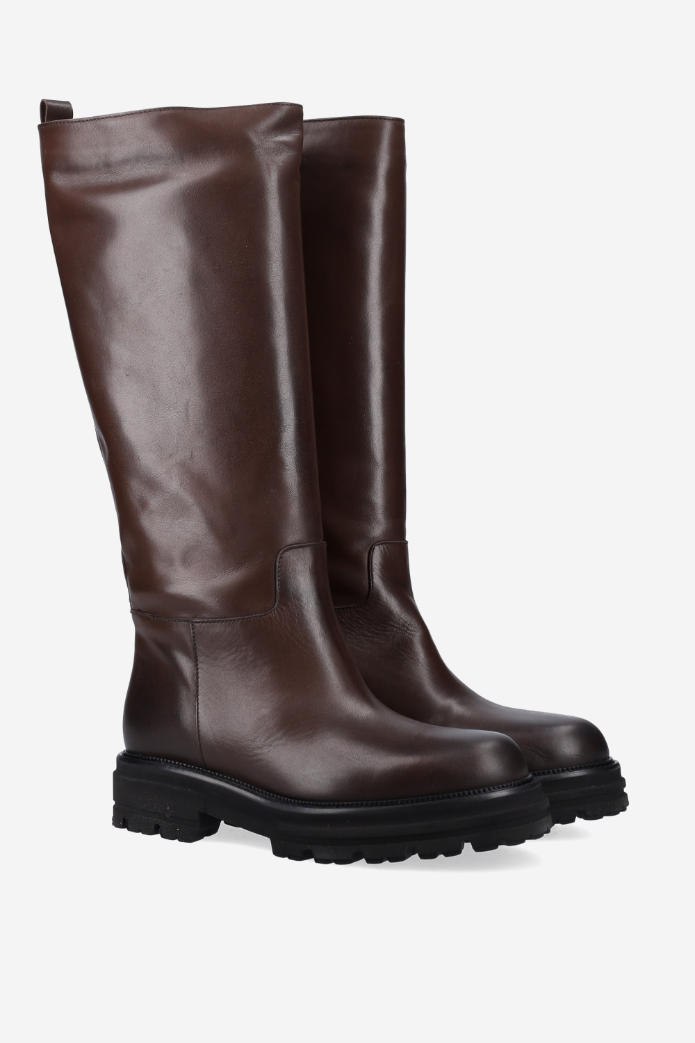 Knee-high leather boots