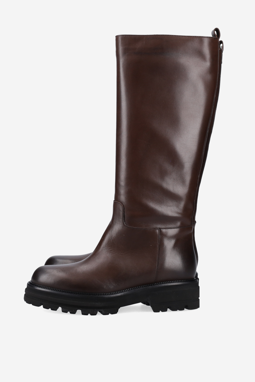 Knee-high leather boots