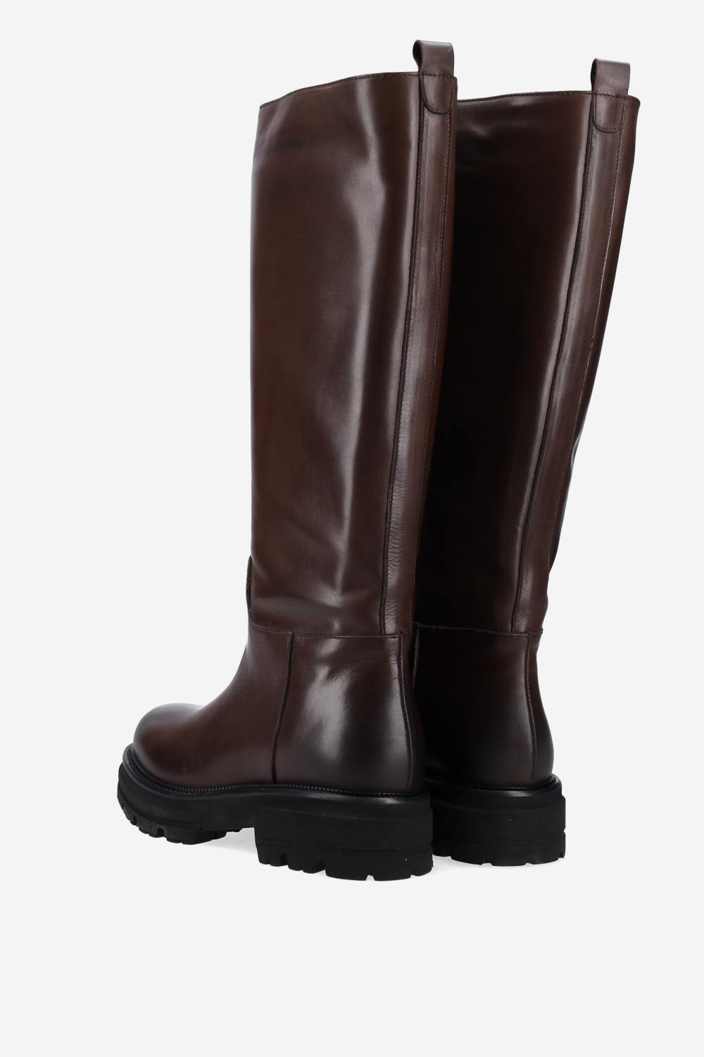 Knee-high leather boots